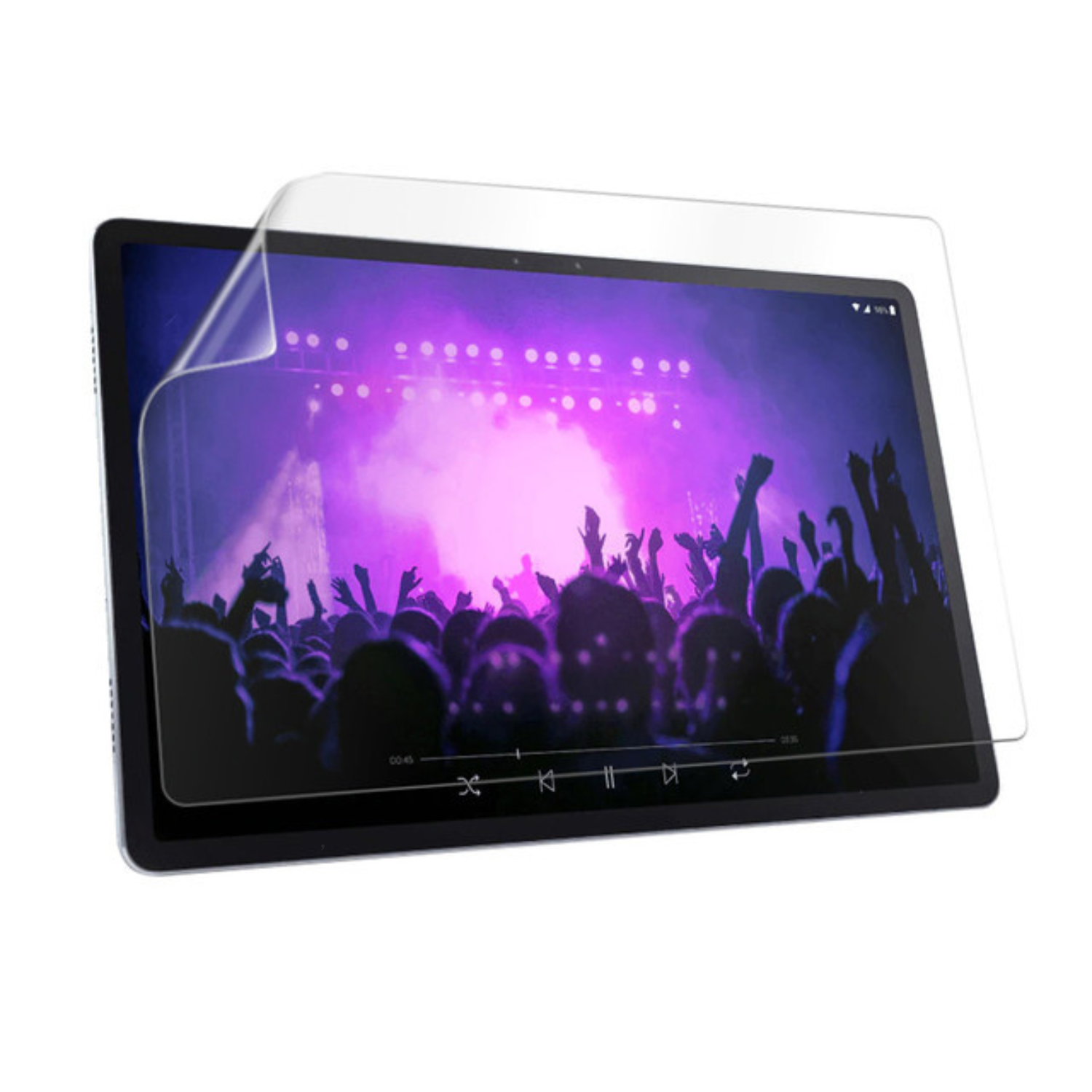 A clear hydrogel screen protector for Lenovo Tab P11 Pro with 9eight5 branding, designed to fit the tablet's display.