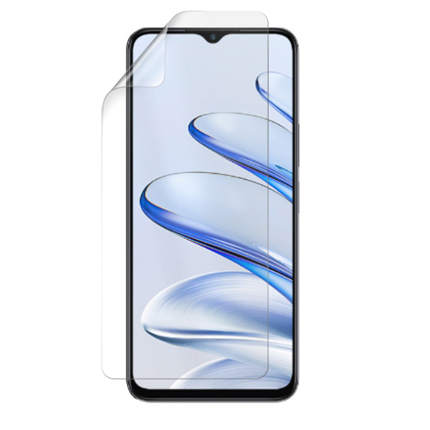 Hydrogel screen protector for Honor 70 Lite smartphone, 9eight5 brand, showing the clear film and packaging.