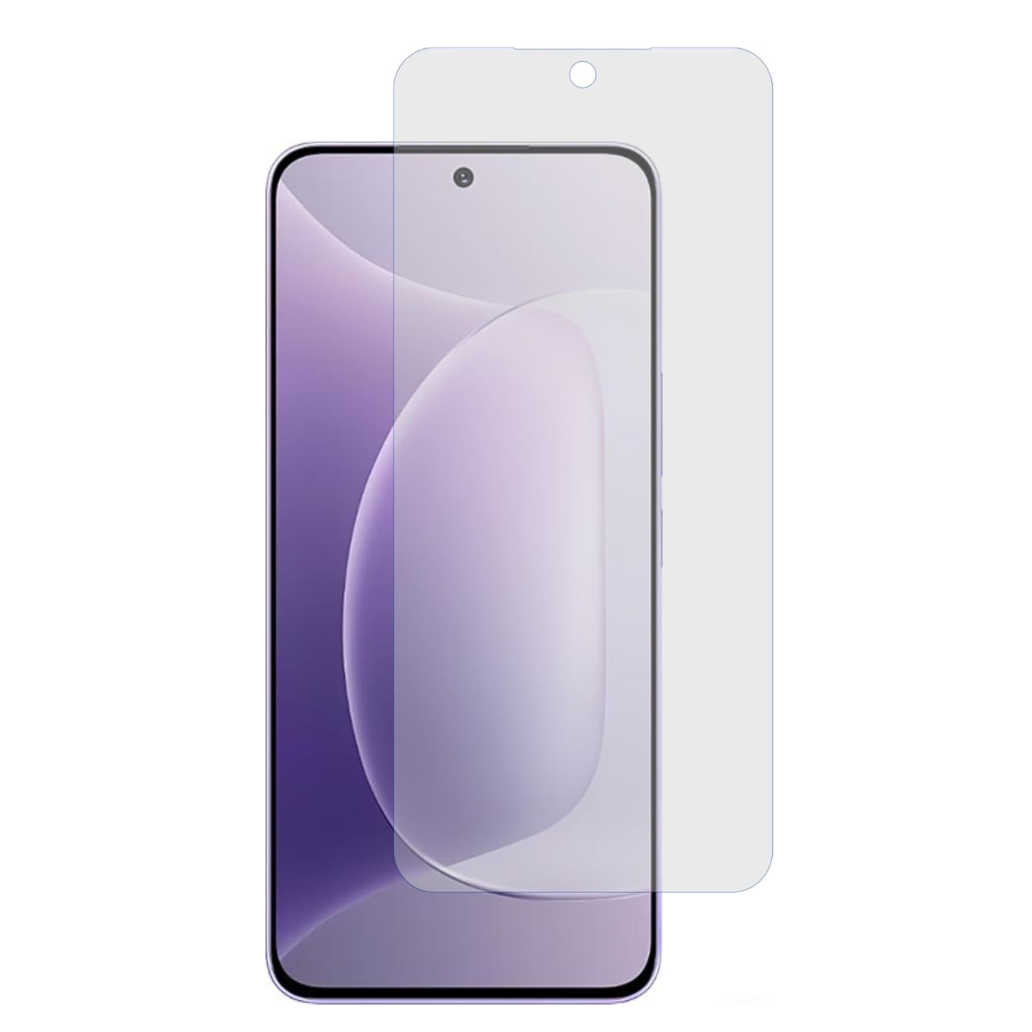 Hydrogel screen protector for Honor 300 smartphone, clear and flexible, by 9eight5, shown installed on device screen.