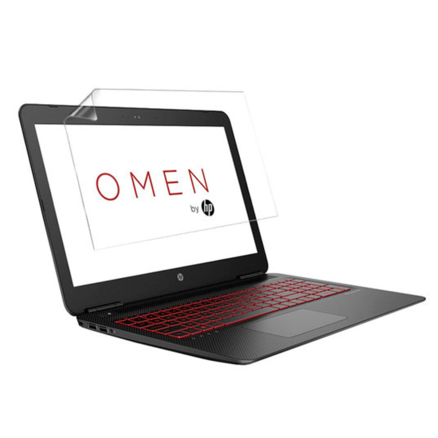 Two 9eight5 hydrogel screen protectors for HP OMEN 15 AX205NA gaming laptop, shown in a pack of two.
