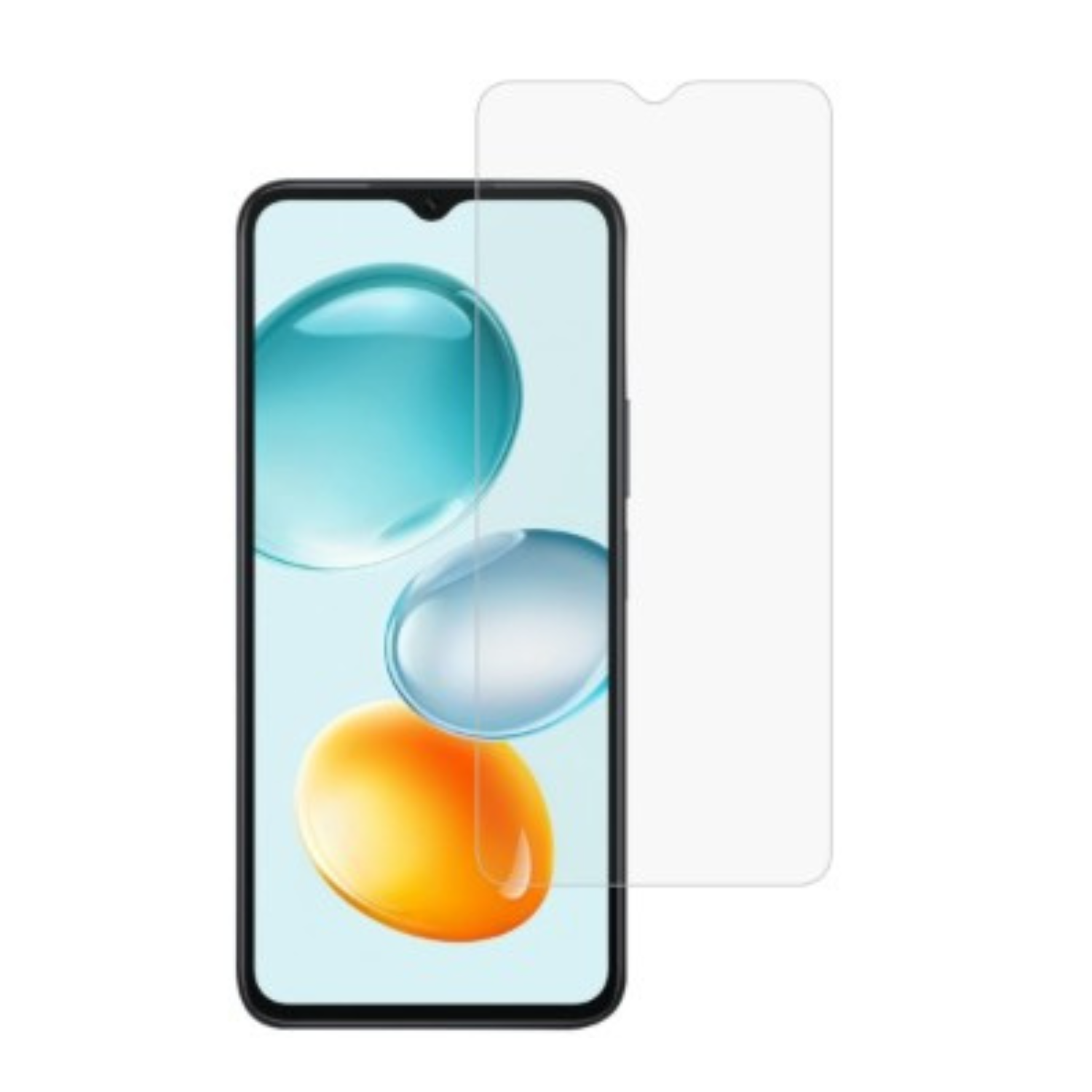 Hydrogel screen protector for Honor Play 9C by 9eight5, showing a clear, flexible film covering the phone screen.