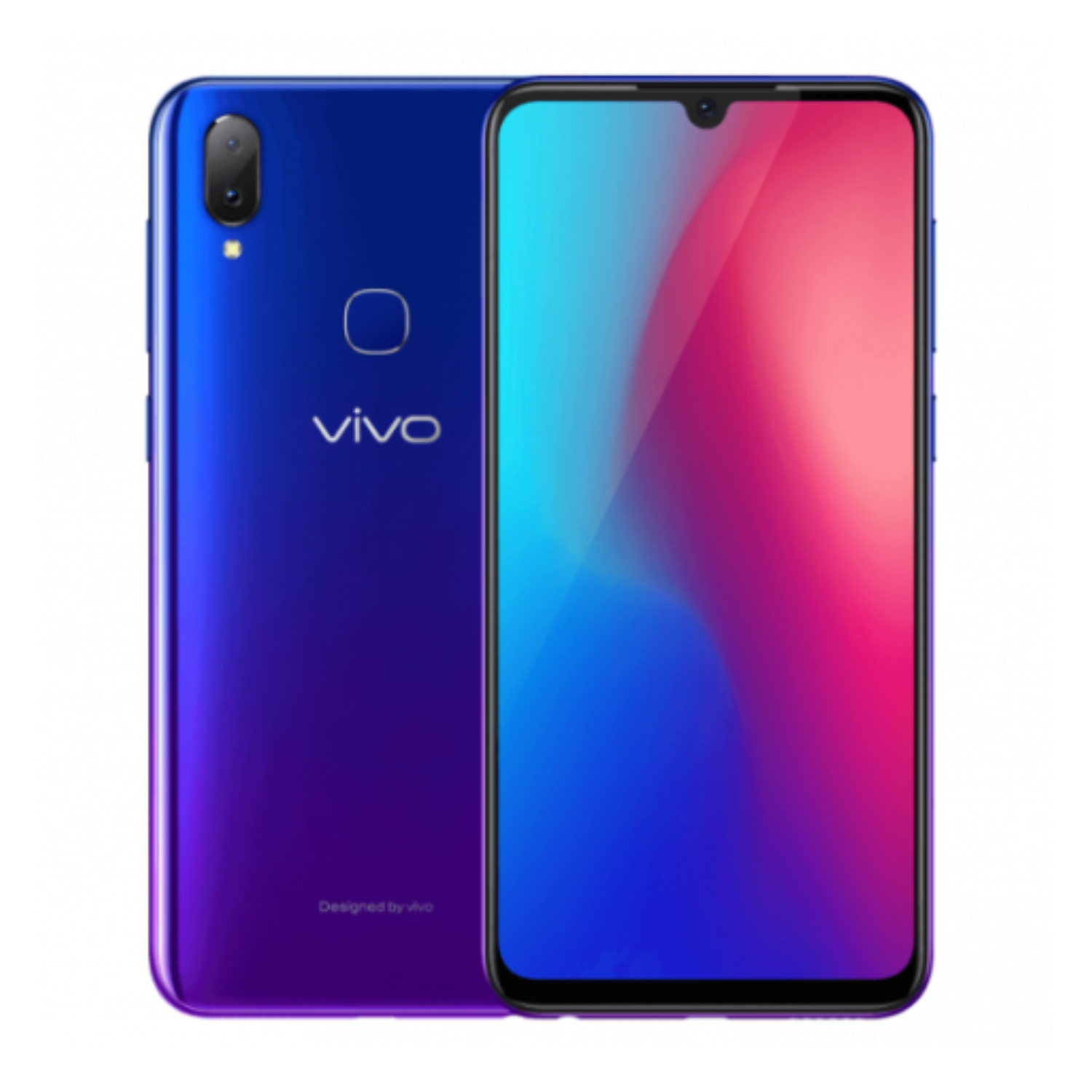 Two 9eight5 Hydrogel Screen Protectors for Vivo Z3, clear and flexible, shown in packaging on a white background.