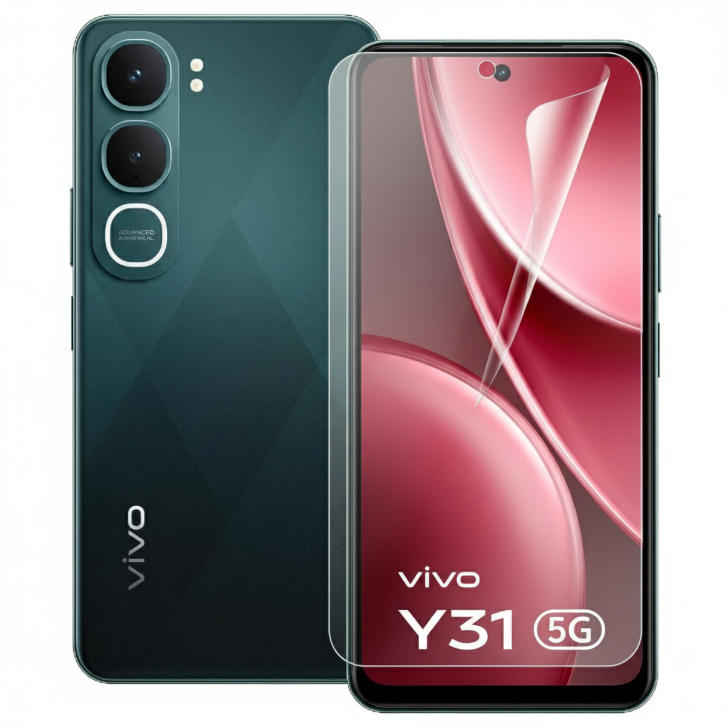 Hydrogel Screen Protector for Vivo Y31 5G (Pack of 2) 9eight5