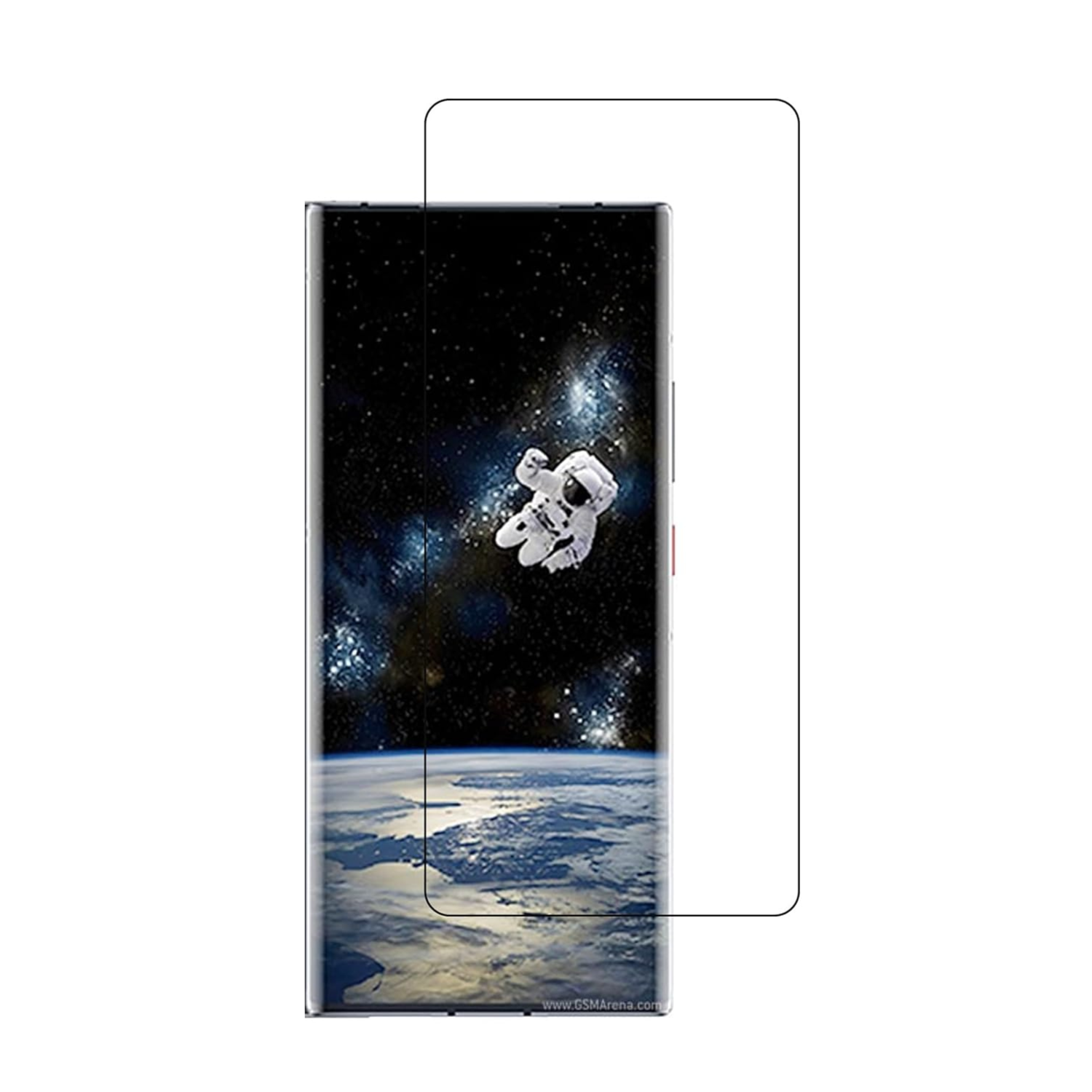 Two 9eight5 hydrogel screen protectors for ZTE Axon 40 Ultra Space Edition, showing the clear, flexible screen protection in packaging.