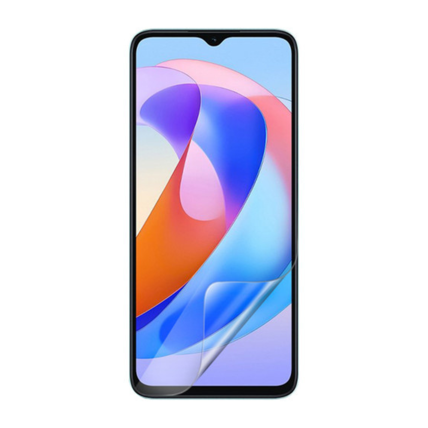 Two 9eight5 Hydrogel Screen Protectors for Honor Play 40, showing clear, flexible protectors fitting the phone screen.
