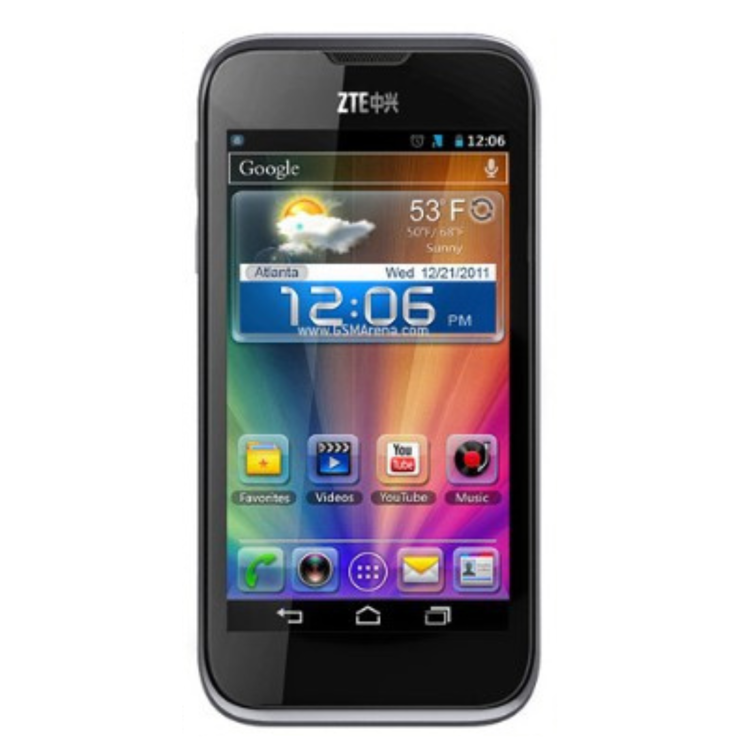 Hydrogel screen protector for ZTE Grand X LTE T82 by 9eight5, showing a clear, flexible shield covering the phone screen.