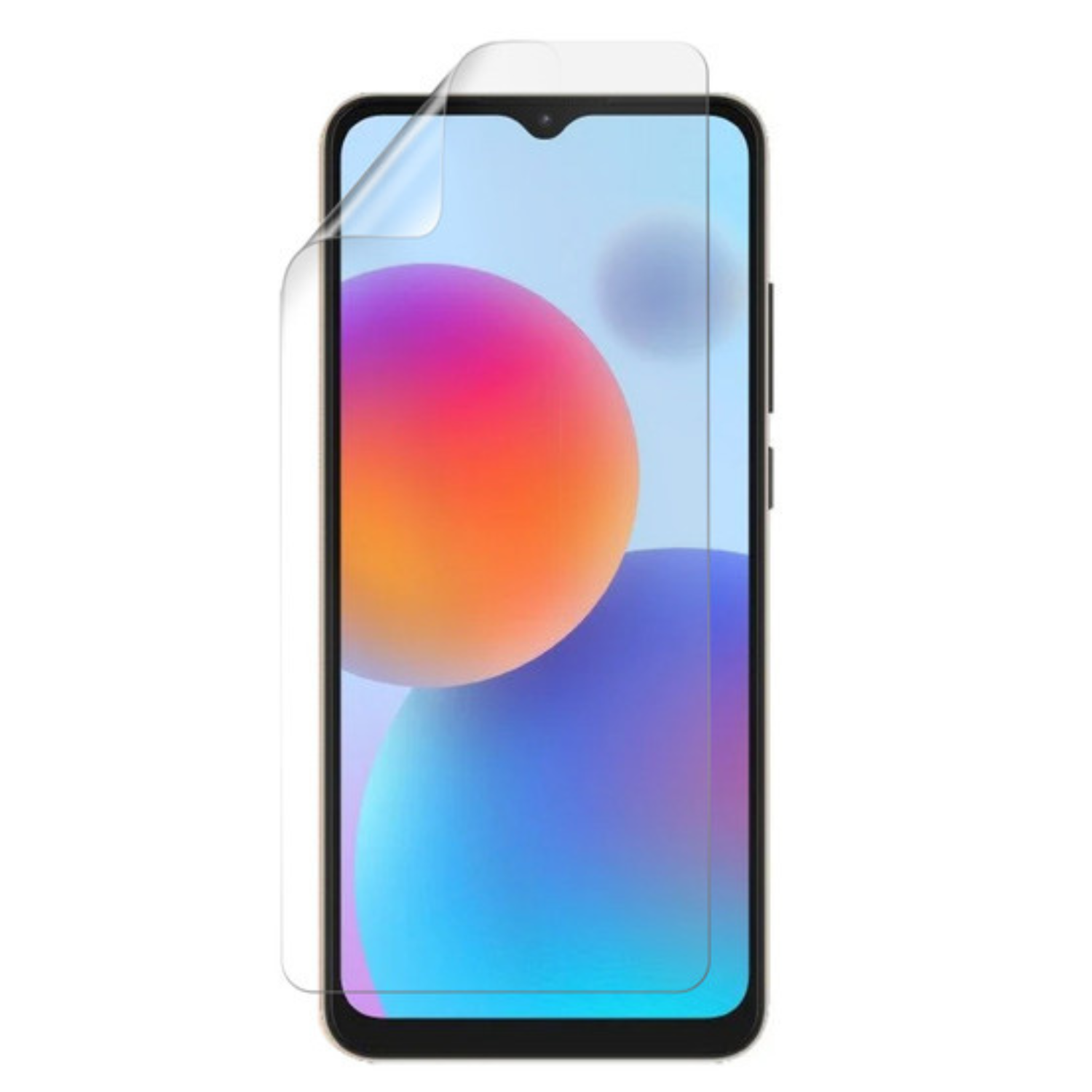 Two 9eight5 hydrogel screen protectors for ZTE Blade A52, showing clear, flexible protectors designed to fit the phone screen.
