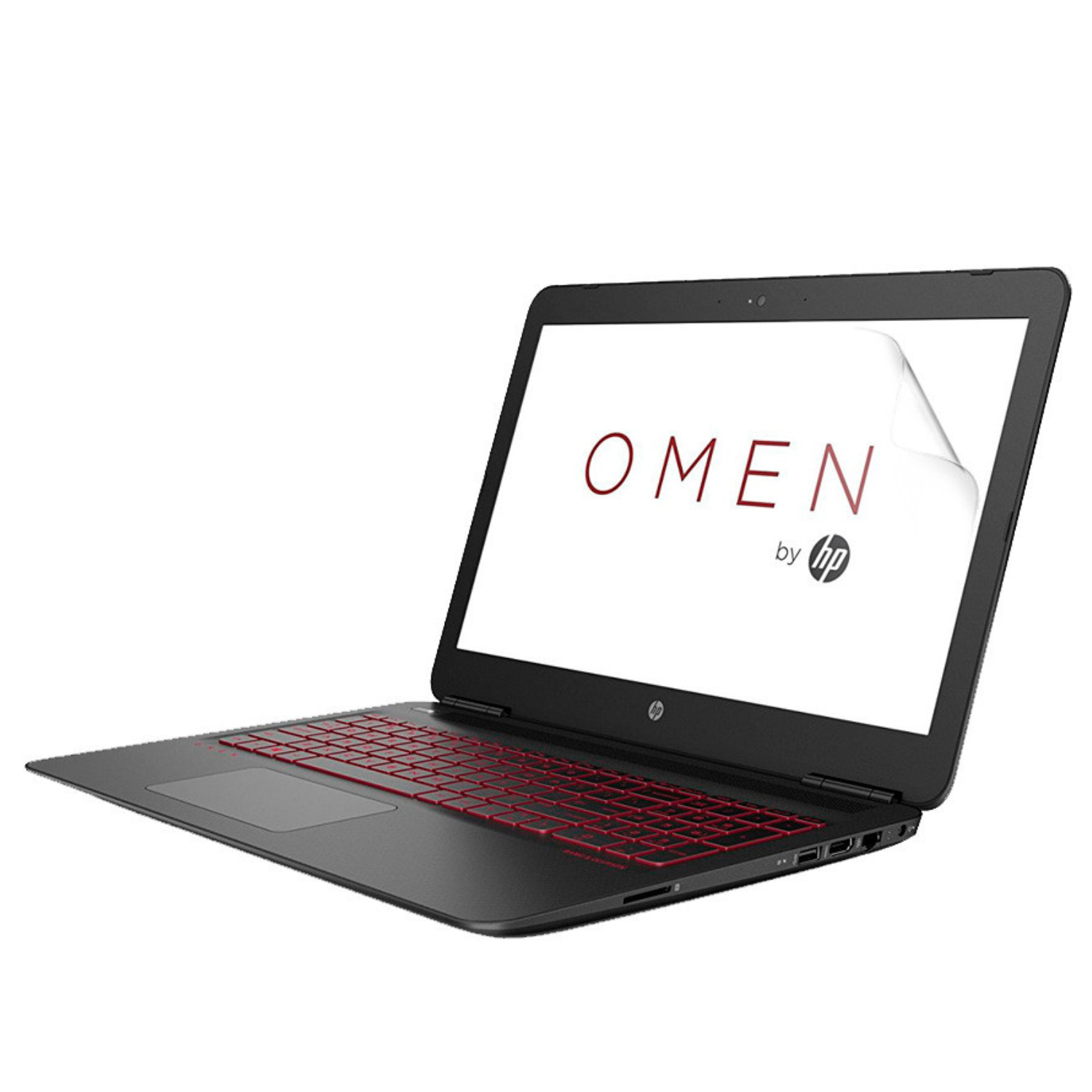 Hydrogel screen protector for HP OMEN 15 AX002NA laptop by 9eight5, shown in image with packaging and installation details.