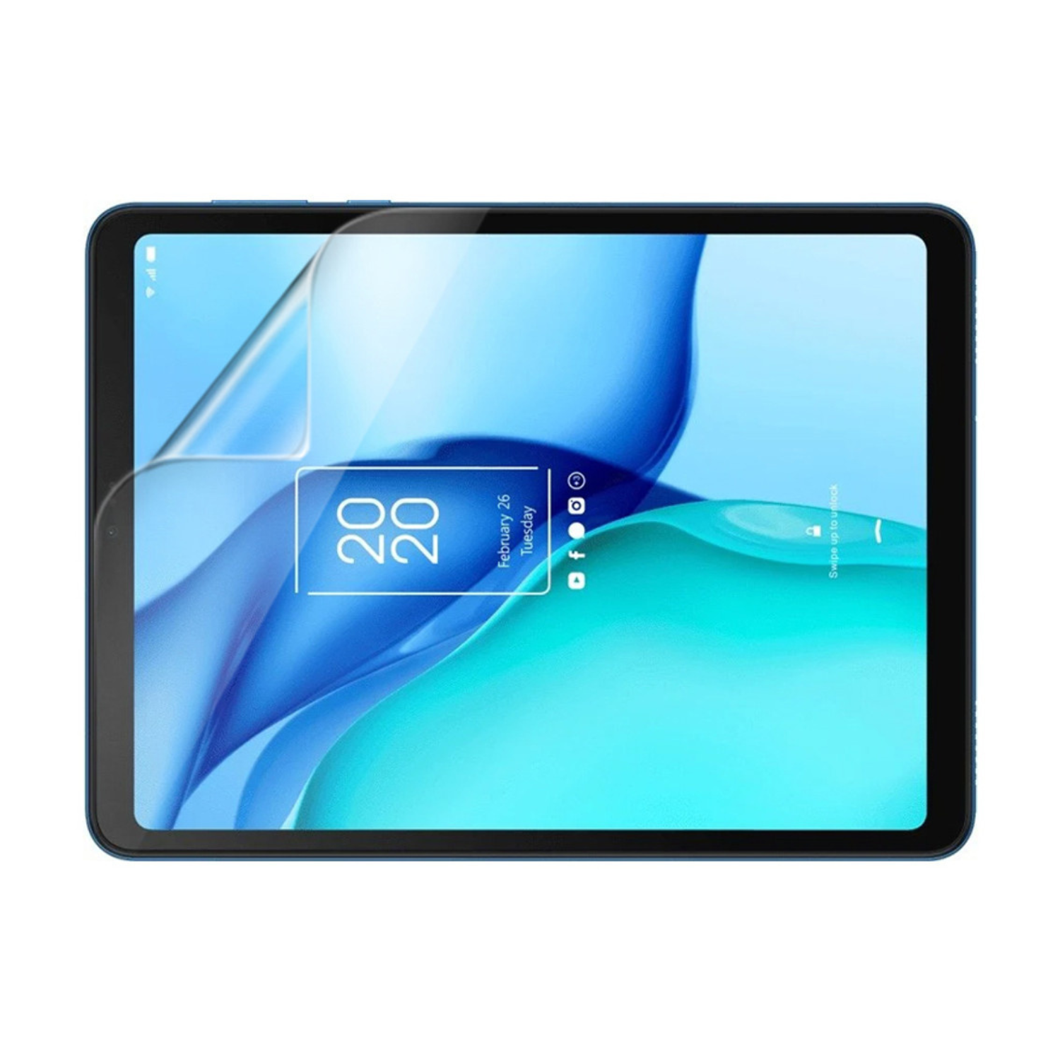 Two clear hydrogel screen protectors for TCL NxtPaper tablets by 9eight5, showing smooth, transparent protective films.