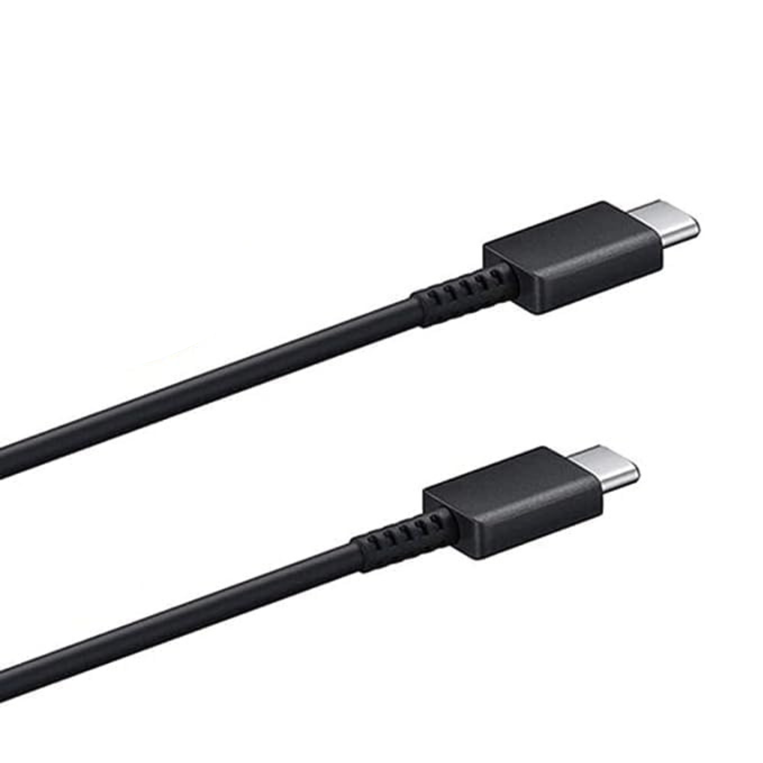 Black 1m Enhanced FlashCharge USB-C cable for Vivo phones by 9eight5, showing the cable with USB-C connector and black braided design.