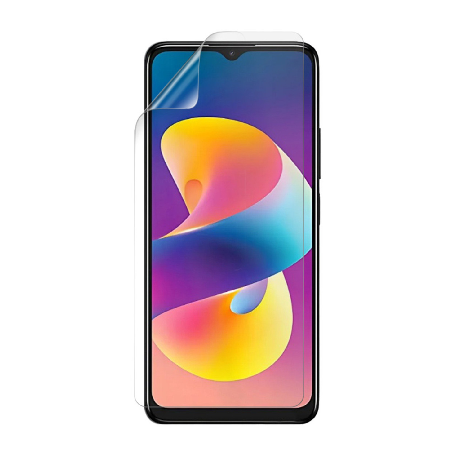 9eight5 Hydrogel Screen Protector for TCL 50 LE smartphone, featuring a clear, flexible cover to prevent scratches and damage.