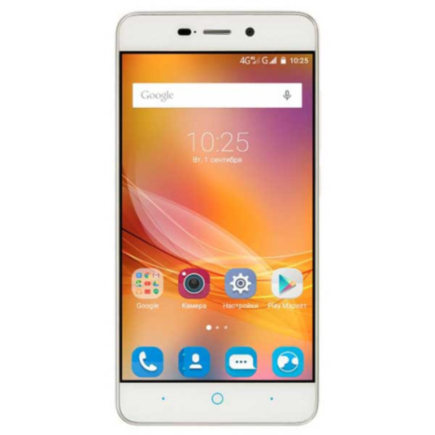 9eight5 Hydrogel screen protector for ZTE Blade X3, showing clear, flexible film with cutouts for camera and sensors.