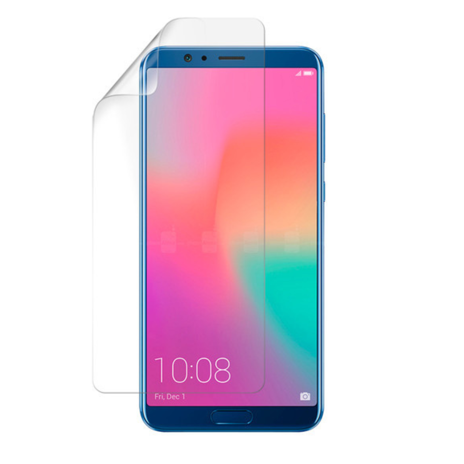 Two clear Hydrogel screen protectors for Honor V10/View 10 by 9eight5, shown in packaging on a white background.