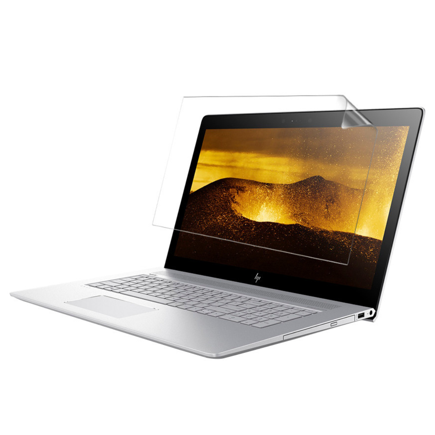 Hydrogel screen protector for HP Envy 17 AE102NA laptop by 9eight5, showing a clear, thin film covering the screen.