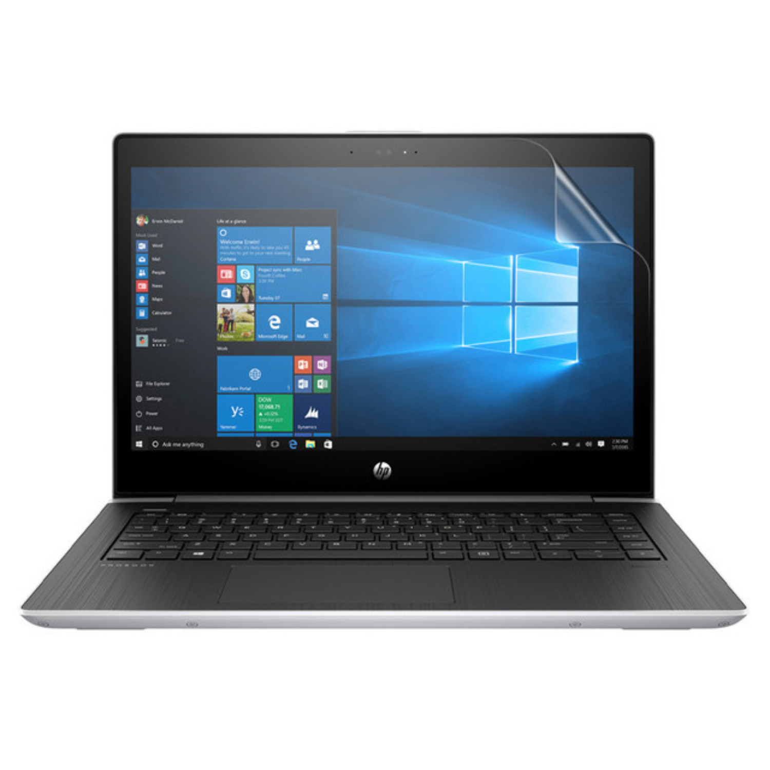 Hydrogel screen protector for HP MT21 by 9eight5, showing a clear, flexible film designed to protect the device screen.