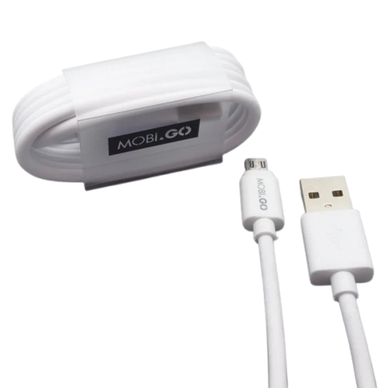 9eight5 Mobigo 1m USB-A to Micro USB cable, accessory for device connectivity, shown without packaging.