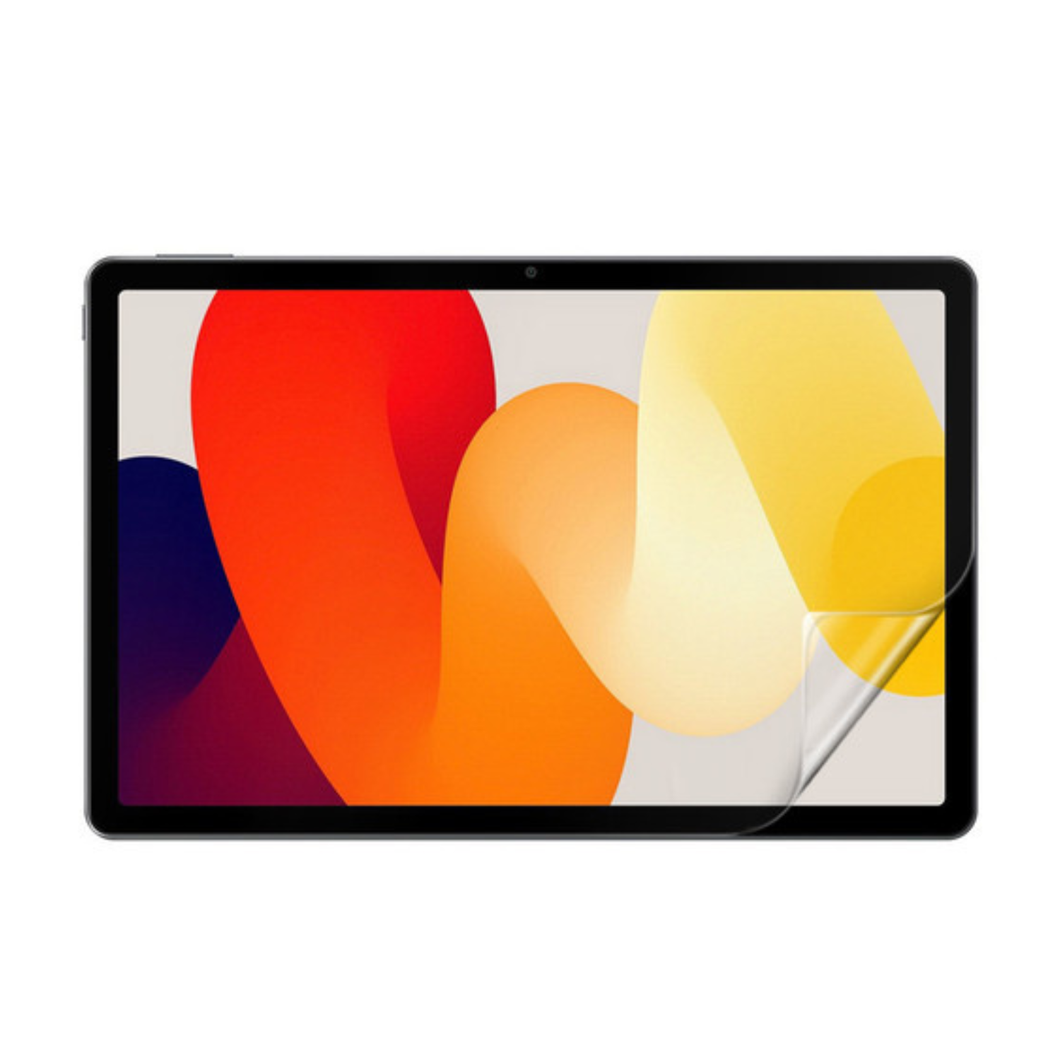 Hydrogel screen protector for Redmi Pad SE by 9eight5, showing the clear, flexible film applied on the tablet screen.