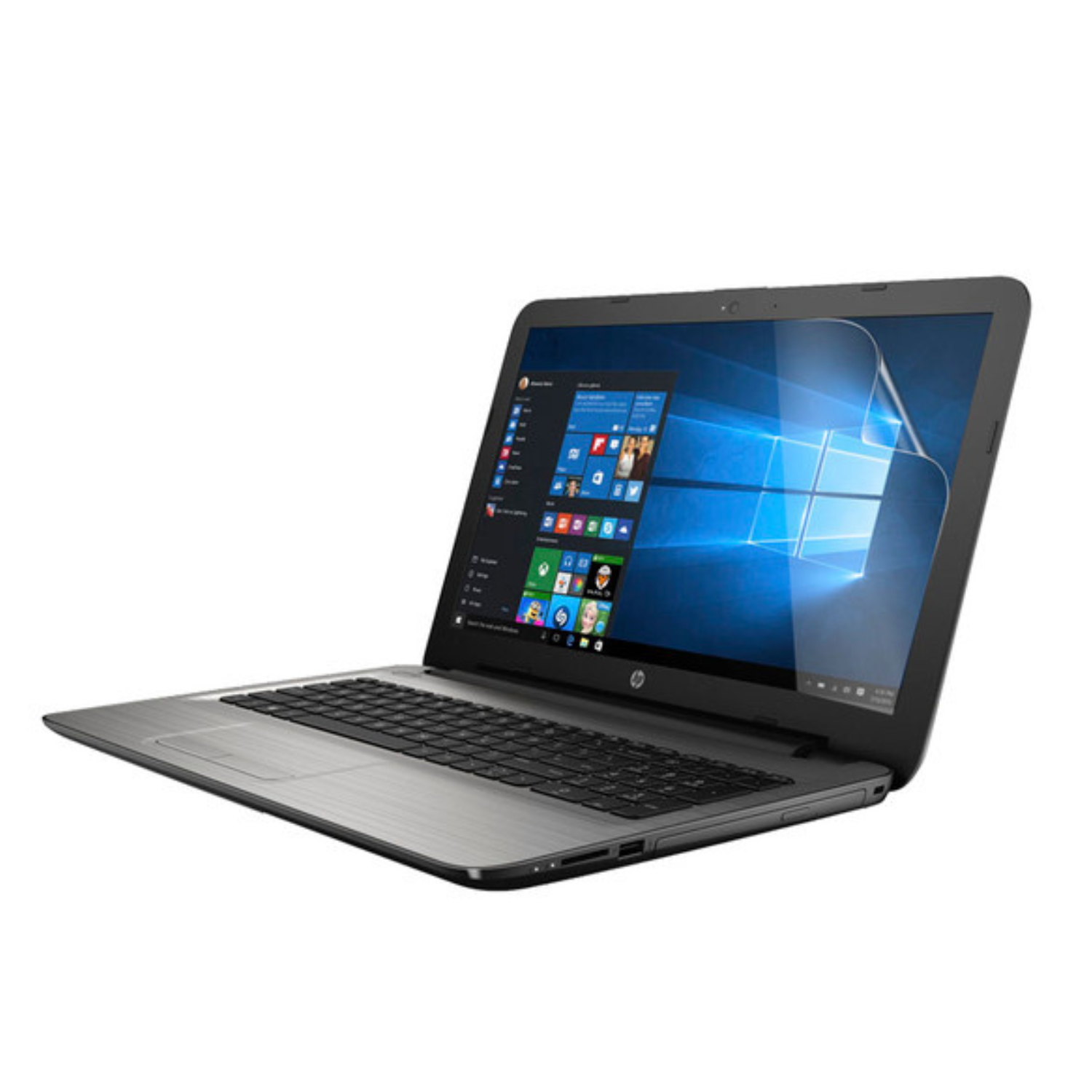 Two clear hydrogel screen protectors for HP 15 AY102NA laptops, branded 9eight5, displayed in a pack.