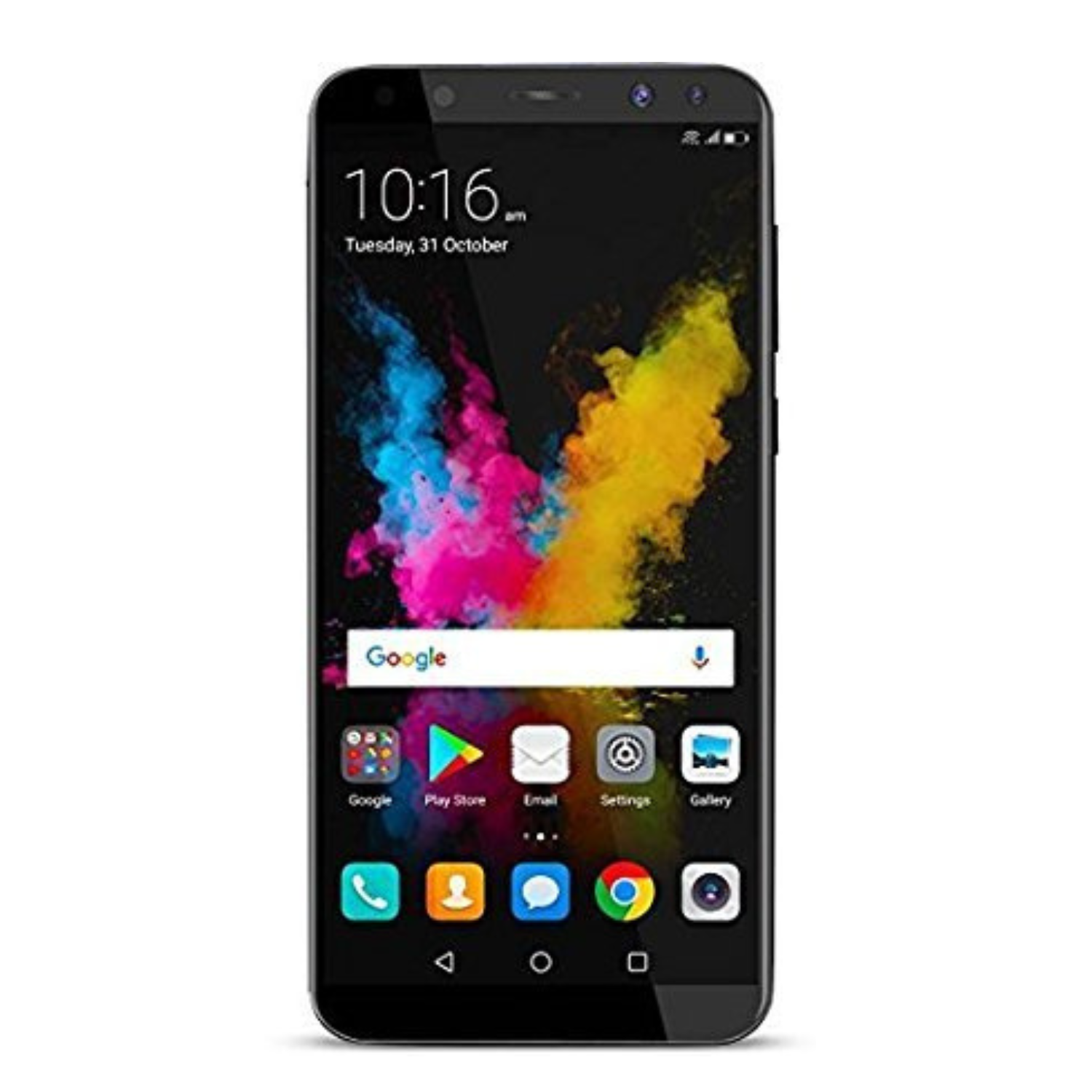 Two clear hydrogel screen protectors for Honor 9i (2018) by 9eight5, designed to protect the phone screen from scratches and damage.