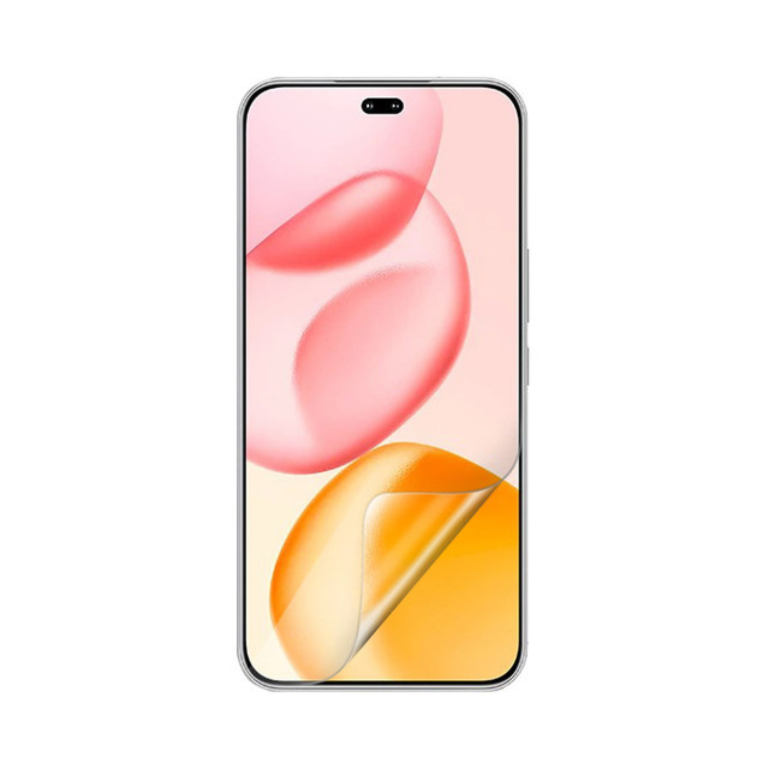 Hydrogel screen protector for Honor 400 Pro by 9eight5, showing a clear, flexible film fitting over a smartphone screen.
