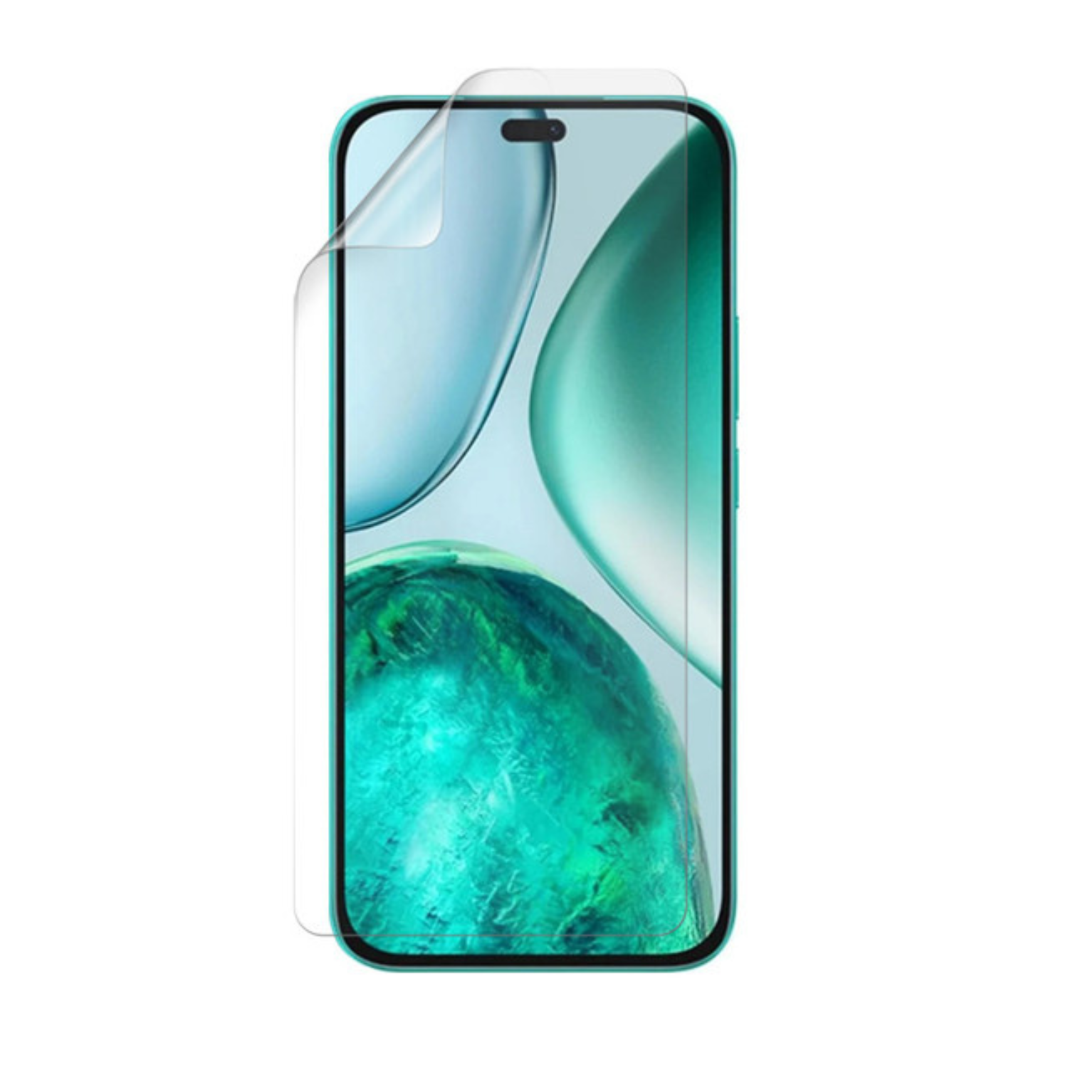 Two clear hydrogel screen protectors for Honor X8c by 9eight5, shown on a white background.