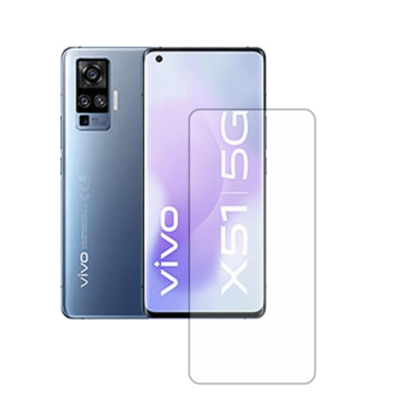 Hydrogel Screen Protector for Vivo X51 5G (Pack of 2) 9eight5