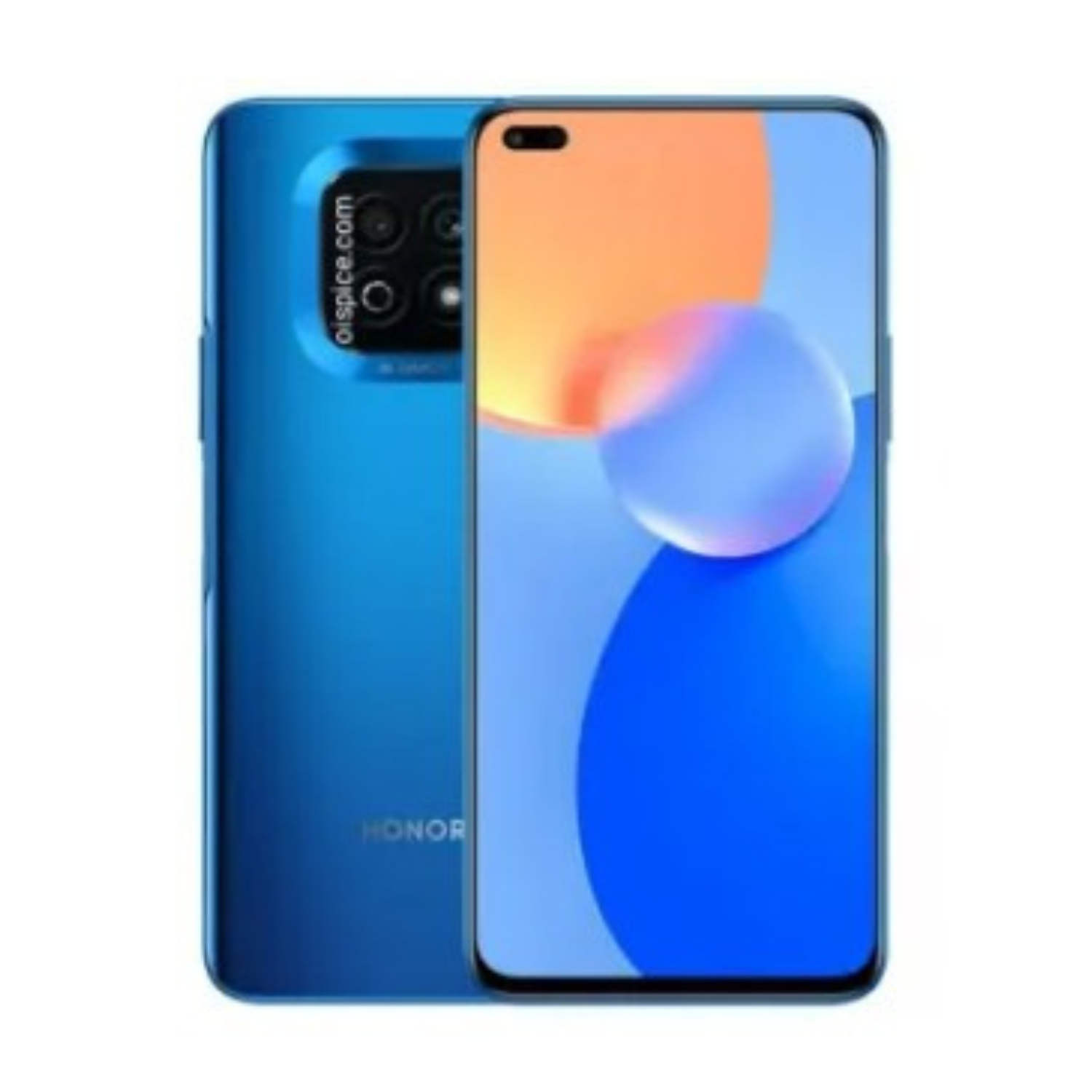 Hydrogel screen protector for Honor Play5 Youth smartphone by 9eight5, showing the clear, thin film covering the screen.