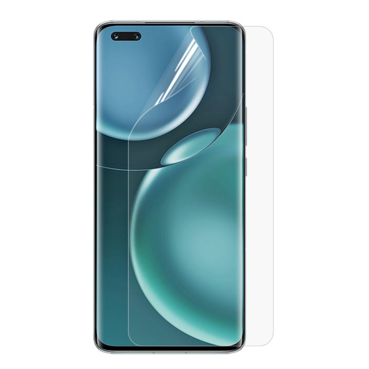 Hydrogel screen protector for Honor Magic4 Pro by 9eight5, showing a close-up of the transparent overlay on the phone screen.