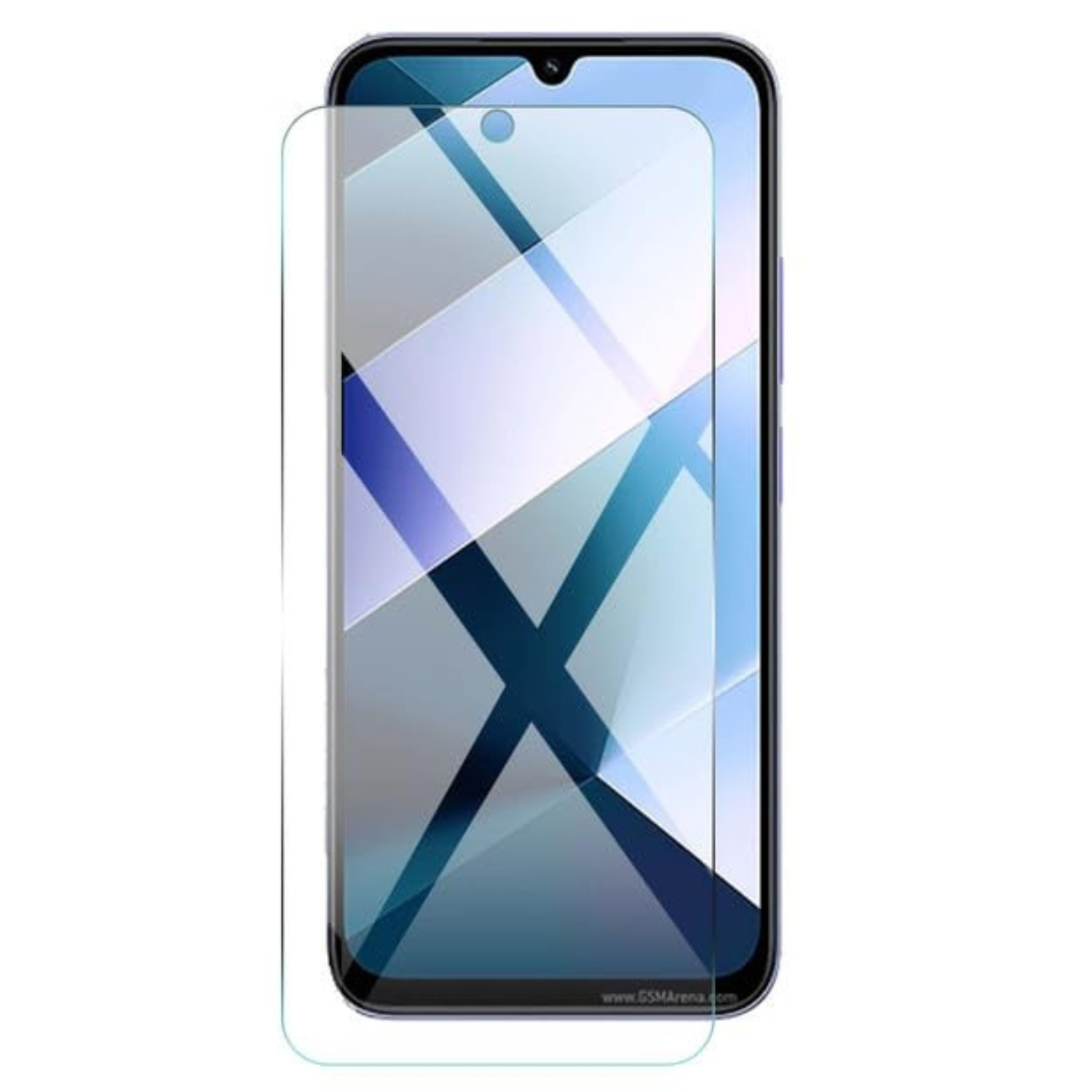 9eight5 hydrogel screen protector for POCO C85 5G, pack of 2, showing clear, smooth surface protecting phone screen.