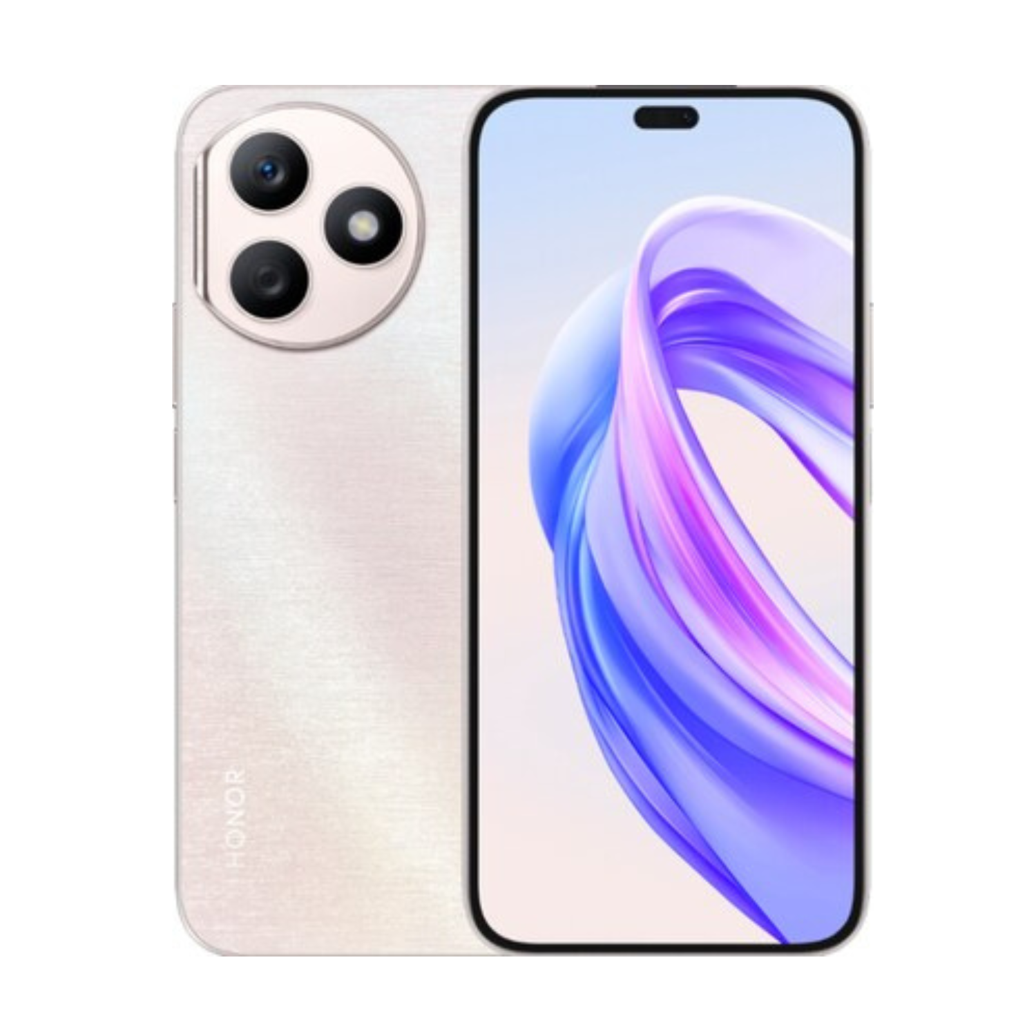 9eight5 Hydrogel screen protector for Honor X50i+ smartphone, showing clear, flexible film covering the device's screen.