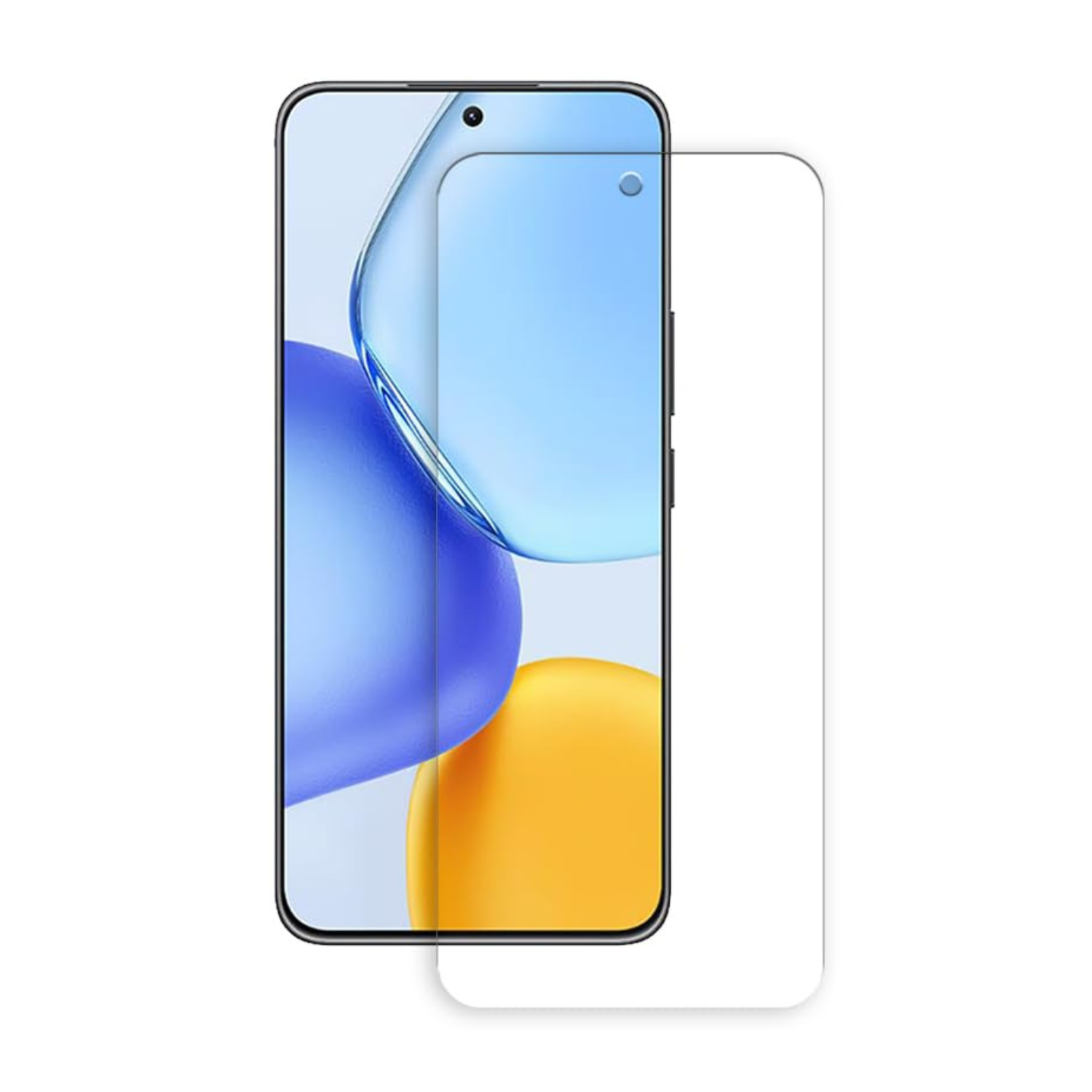 Two transparent hydrogel screen protectors for Honor X60 GT by 9eight5, shown on a plain background in the image.