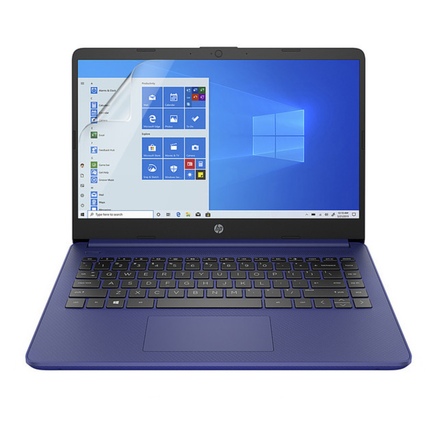 Hydrogel screen protector for HP 14 FQ0000 laptop, clear and flexible, designed by 9eight5 for screen protection.