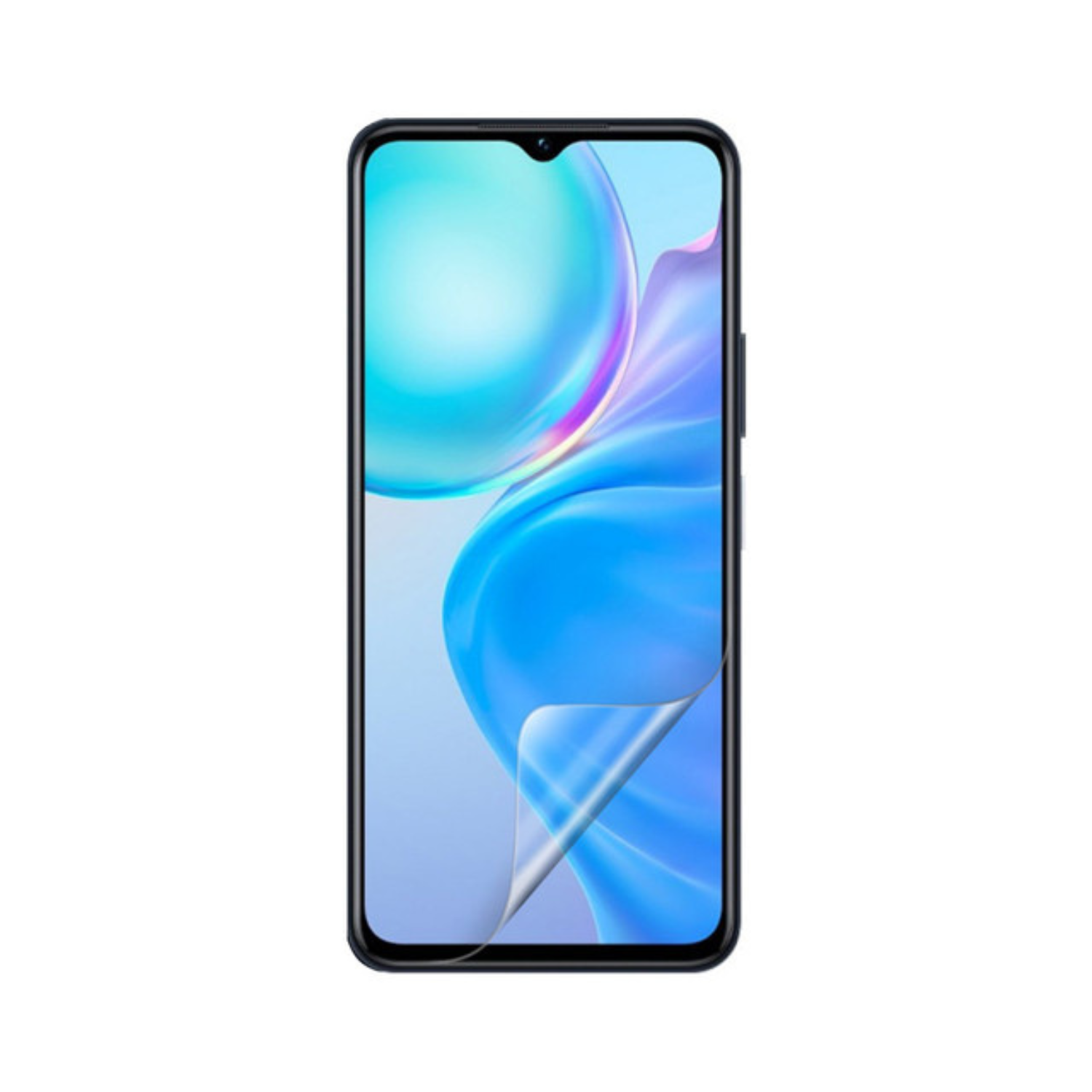 Two 9eight5 hydrogel screen protectors for Vivo Y77e, designed to protect the phone screen from scratches and cracks.