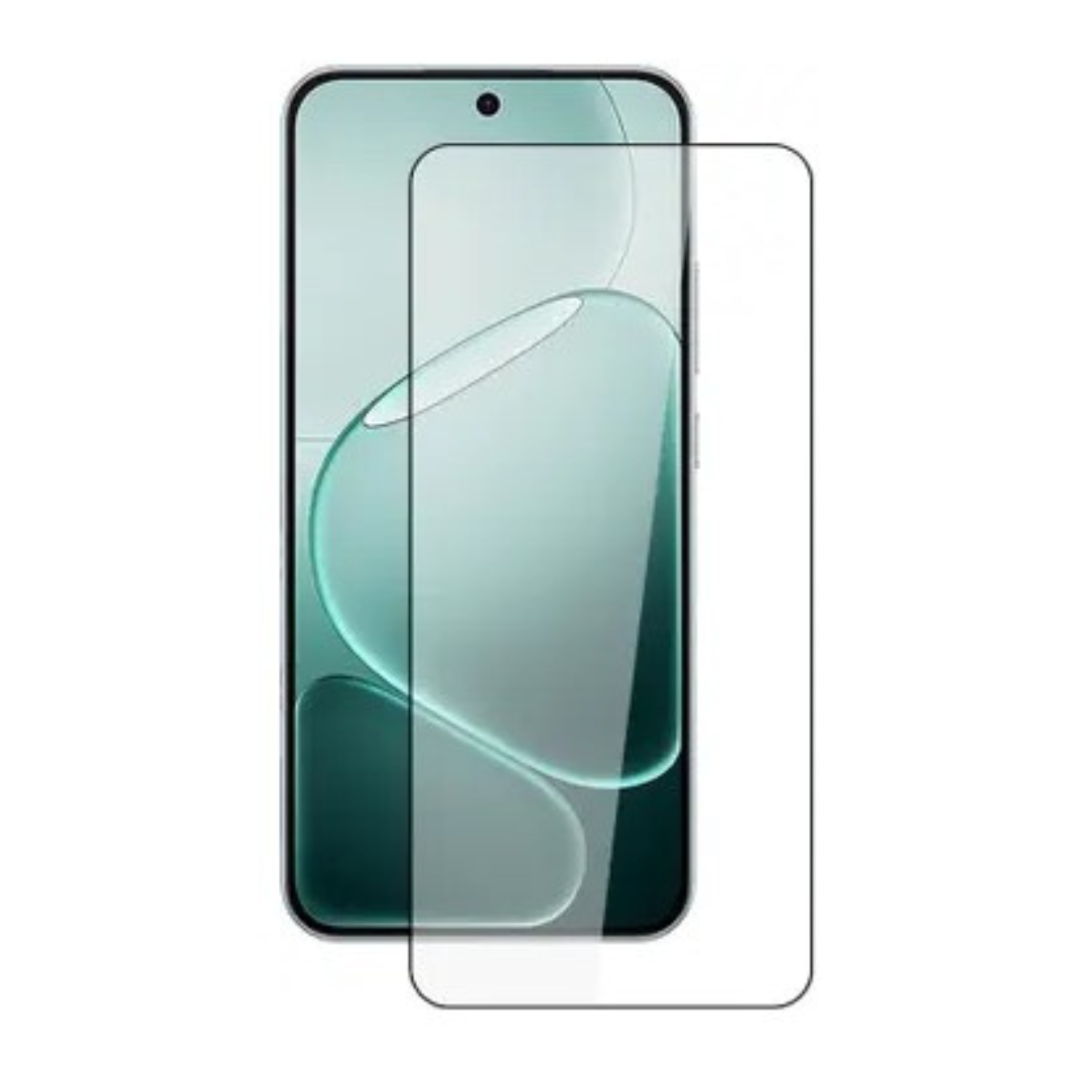 Hydrogel screen protector for OPPO A6x 5G by 9eight5, showing the transparent film over the phone screen.