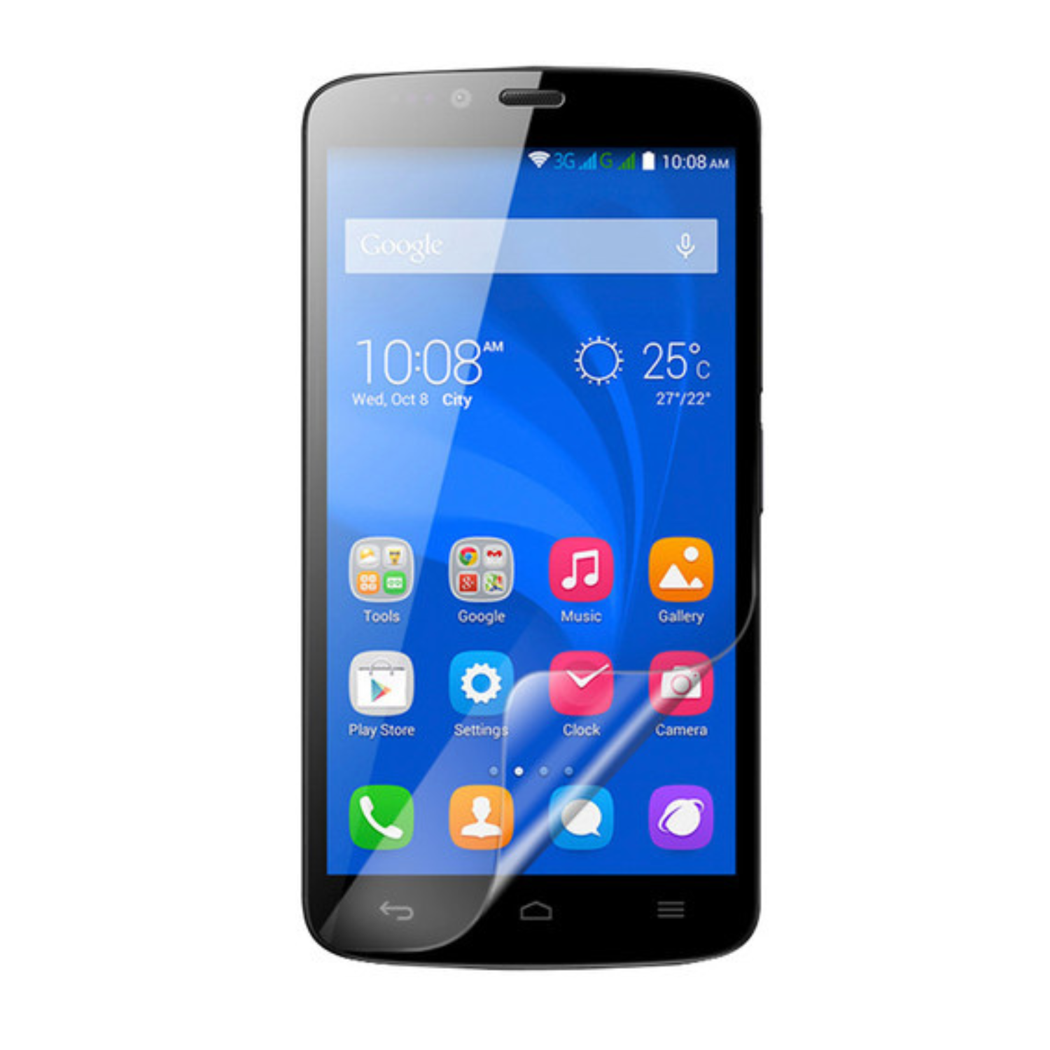 Two 9eight5 hydrogel screen protectors for Honor Holly, flexible and clear protection for smartphone screens.