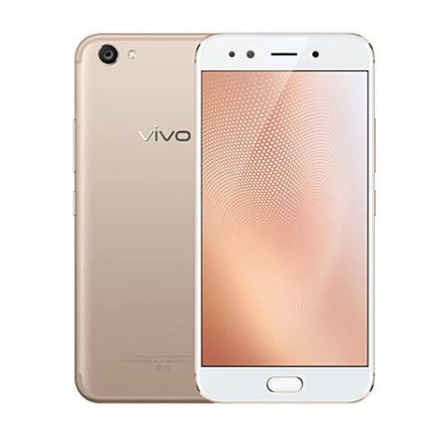 Hydrogel screen protector for Vivo X9s by 9eight5, showing a clear, flexible film covering the phone screen for protection and clarity.