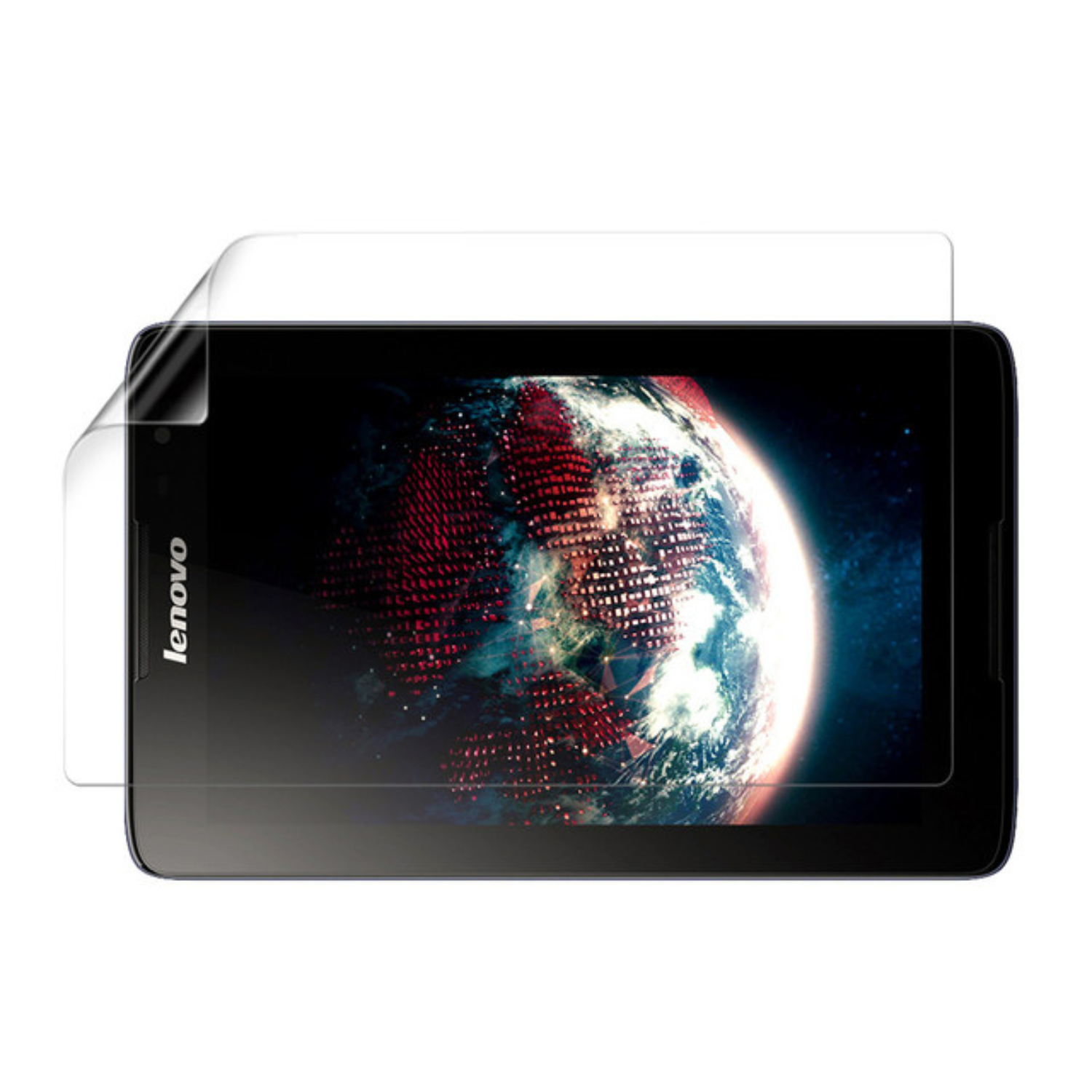 Hydrogel screen protector for Lenovo Tab 2 A8-50 by 9eight5, showing clear flexible film in pack of two for tablet screen protection.