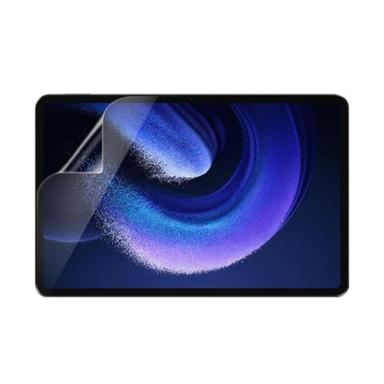 Clear hydrogel screen protector for Xiaomi Pad 6 by 9eight5, showing the transparent film applied on the tablet screen.