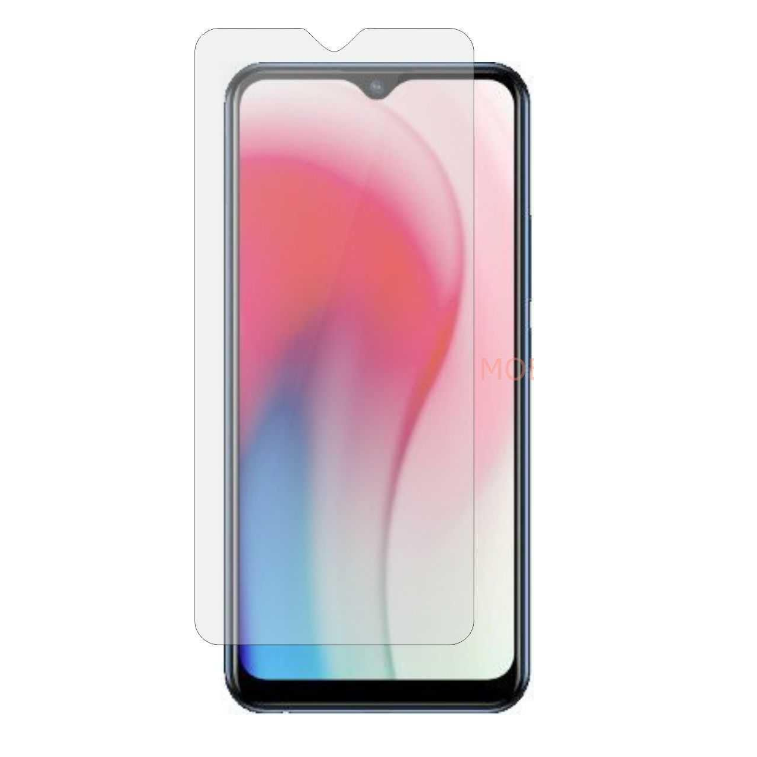 9eight5 Hydrogel screen protector for Vivo Y3 Standard, clear film showing precise fit and smooth surface for touchscreen protection.