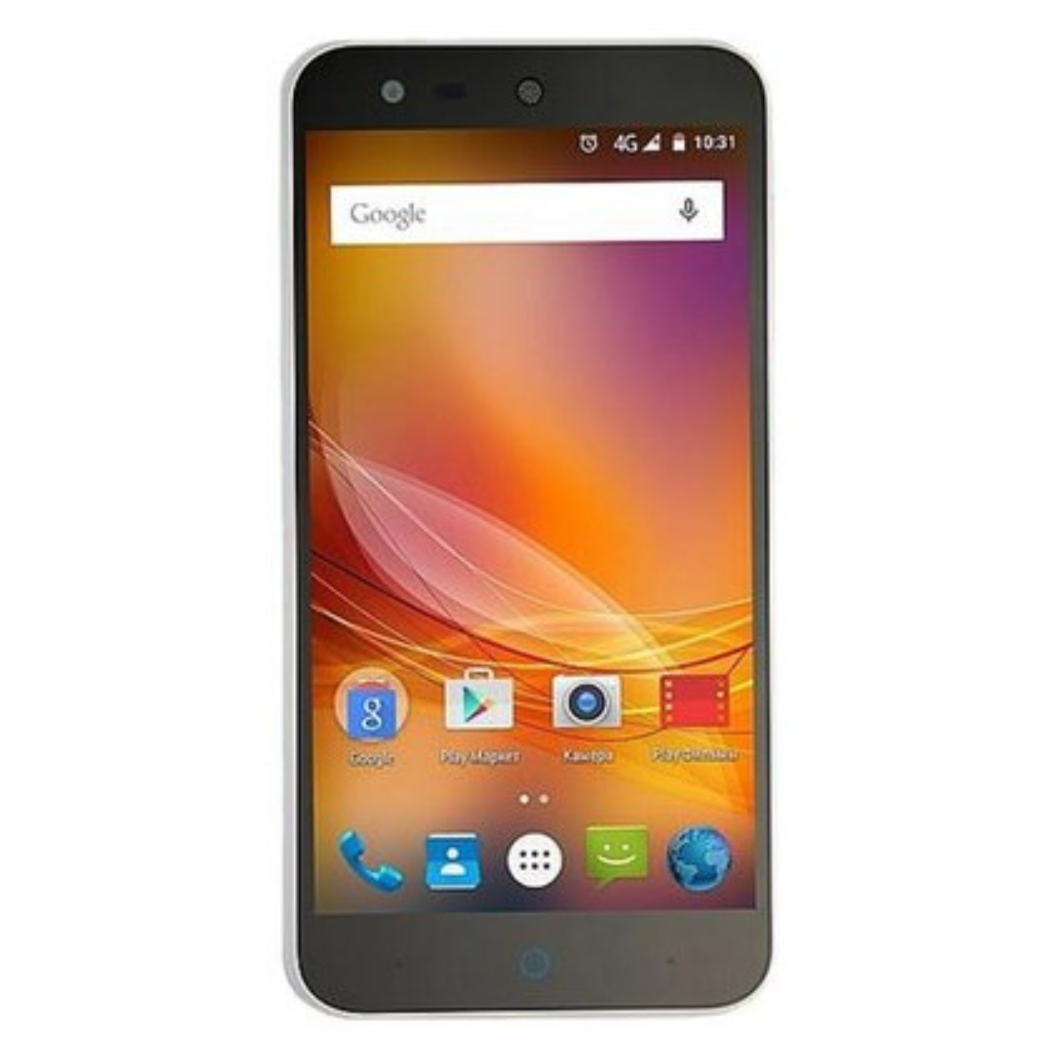 Hydrogel screen protector for ZTE Blade X5 showing clear, flexible film and precise edge fit on a plain background.