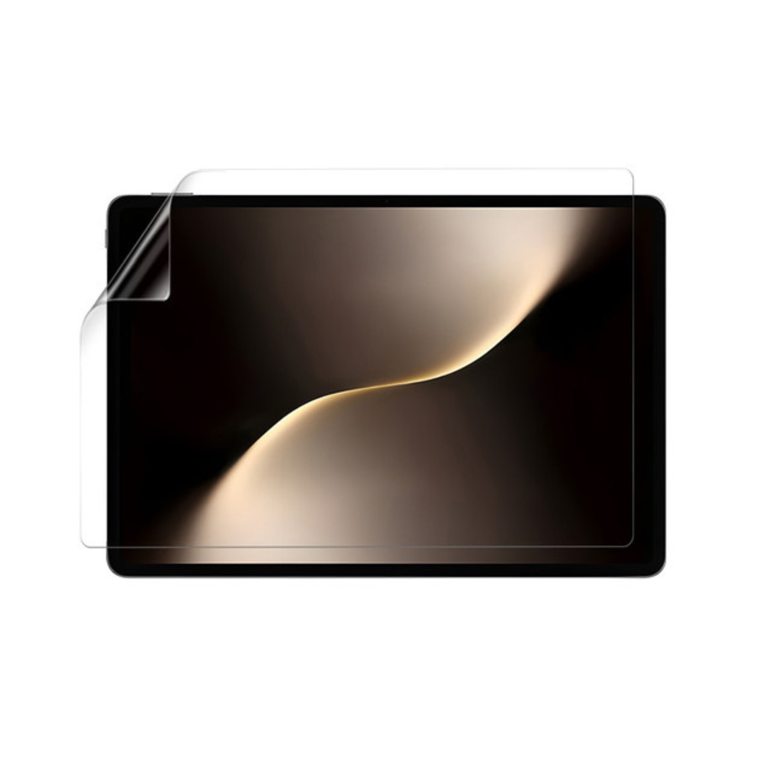 Hydrogel screen protector for Honor MagicPad 3 by 9eight5, showing a close-up of the transparent protective film on the tablet screen.