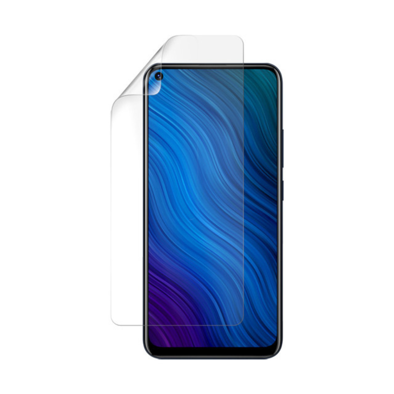 Two 9eight5 hydrogel screen protectors for Vivo Y50, showing clear, thin protective layers designed to safeguard the phone screen.