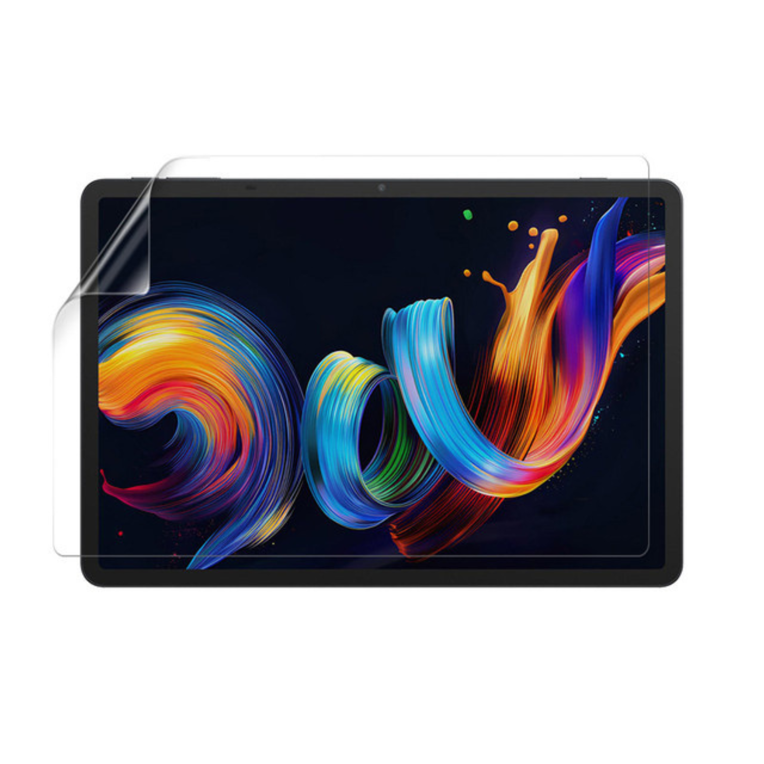 9eight5 hydrogel screen protector for TCL NxtPaper 11 Plus, showing the clear, flexible film fitting the device screen.