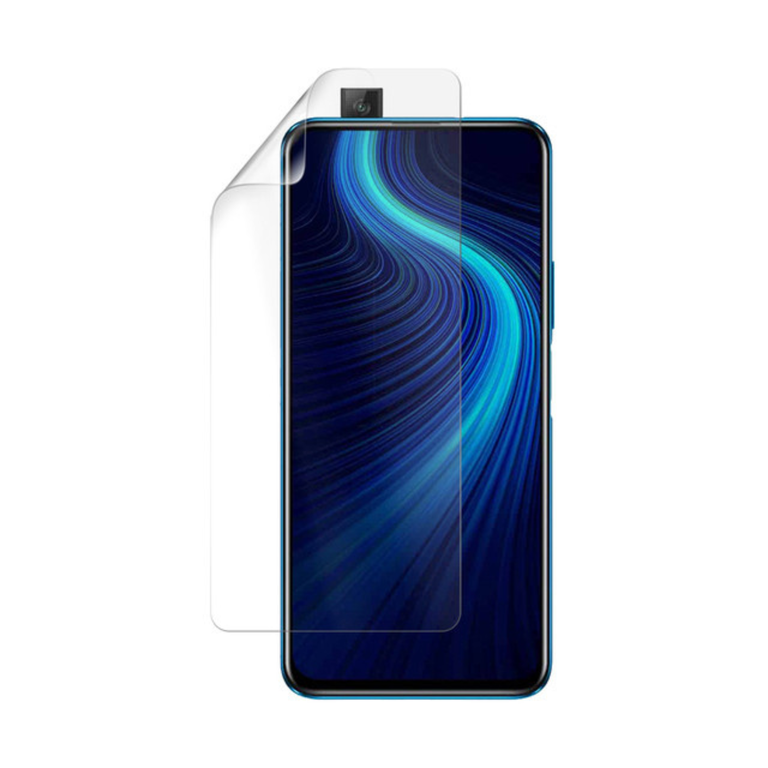 Two 9eight5 hydrogel screen protectors for Honor X10 (2020) smartphone, shown in clear packaging.