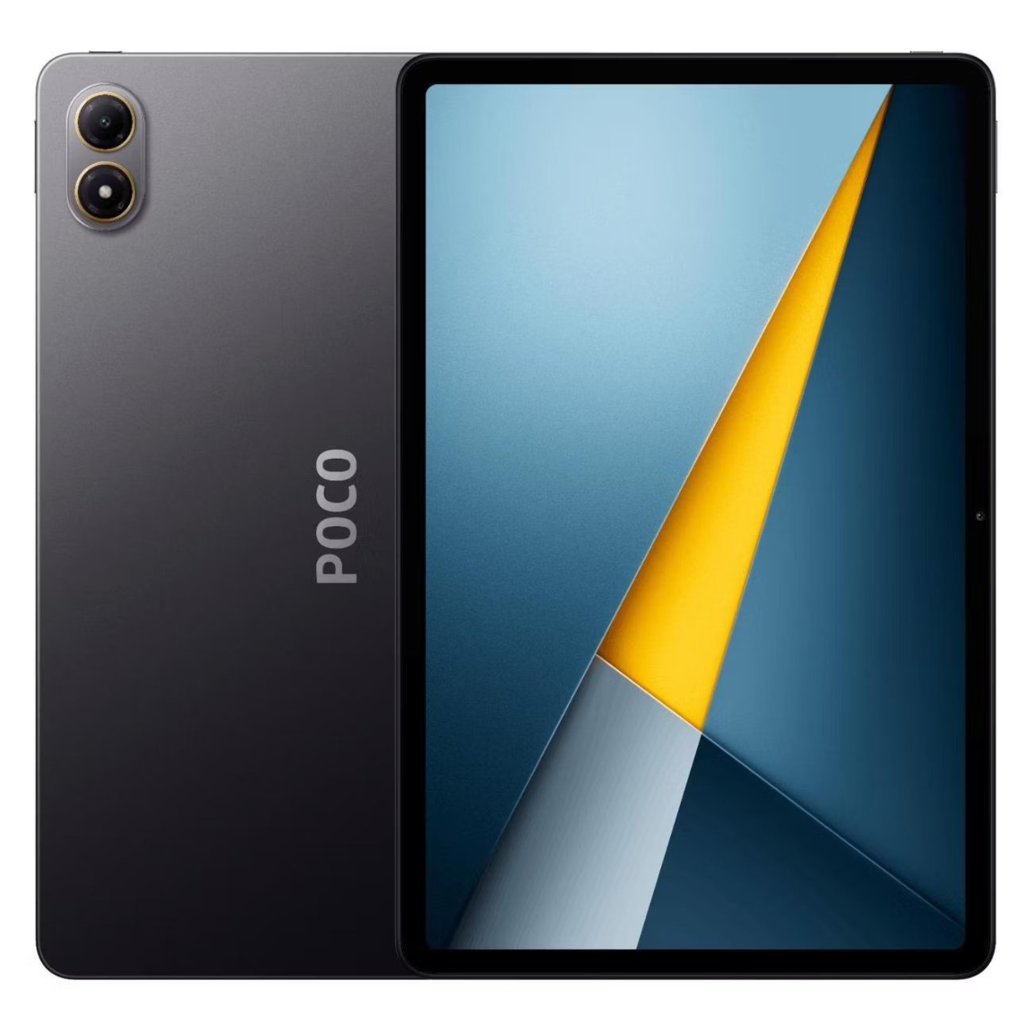 Hydrogel screen protector for Poco Pad M1 by 9eight5, showing a clear, flexible film covering the tablet screen for protection