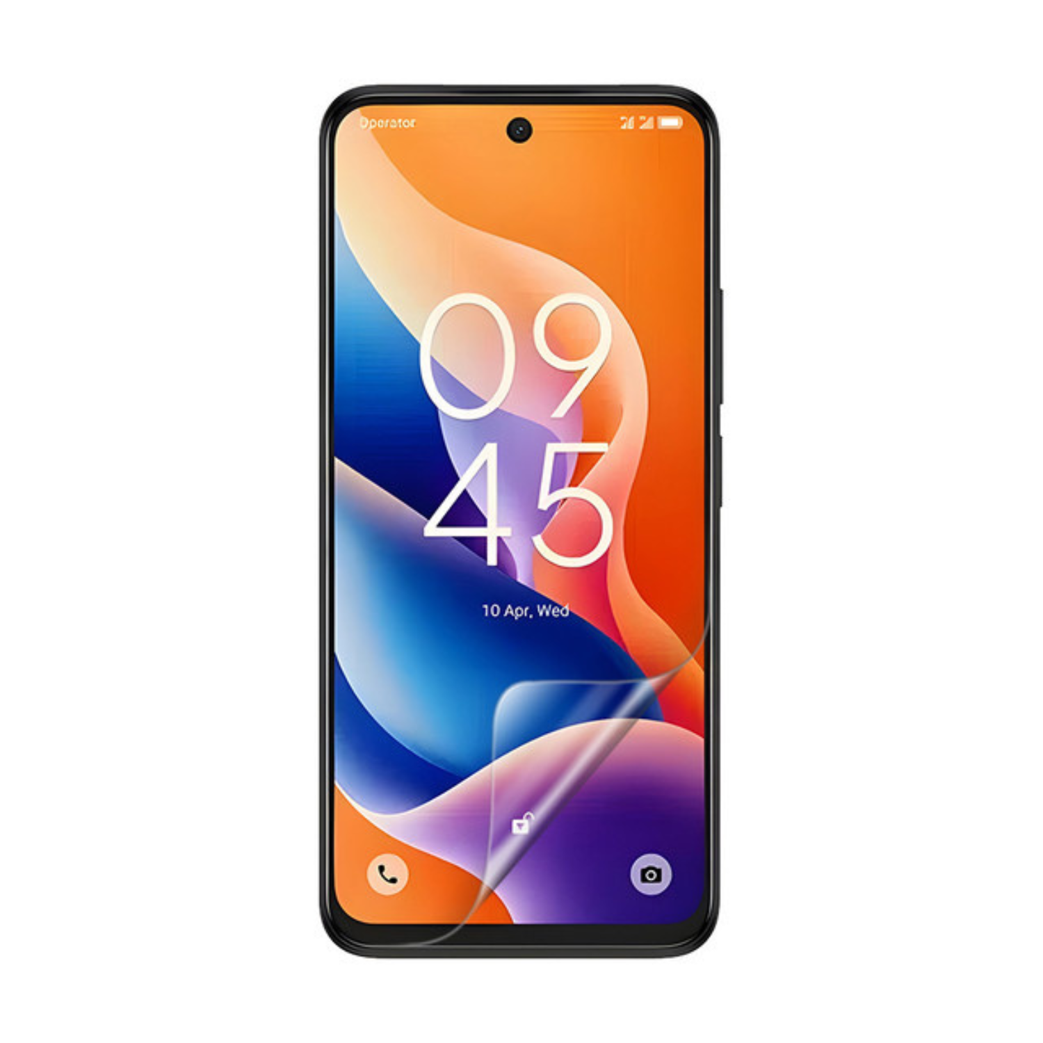 9eight5 hydrogel screen protector for TCL 605 smartphone, clear and flexible protection for screen durability.