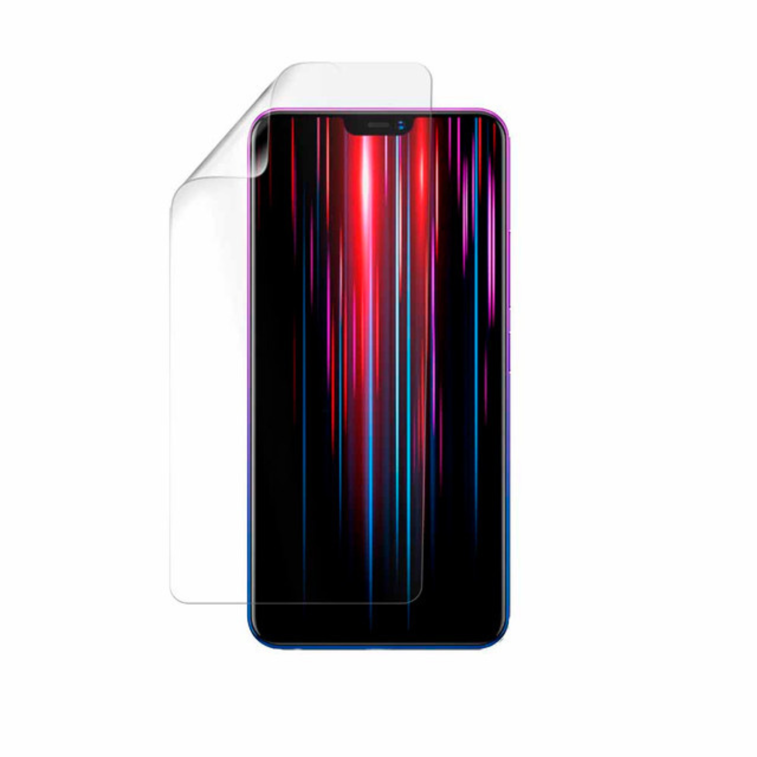 Two 9eight5 hydrogel screen protectors for Vivo Z1, clear protective film covering the smartphone screen.