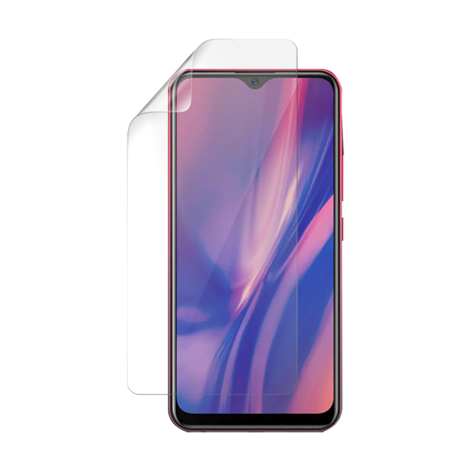 Clear Hydrogel screen protector for Vivo Y11 from 9eight5, showcasing a smooth, transparent overlay for screen protection.