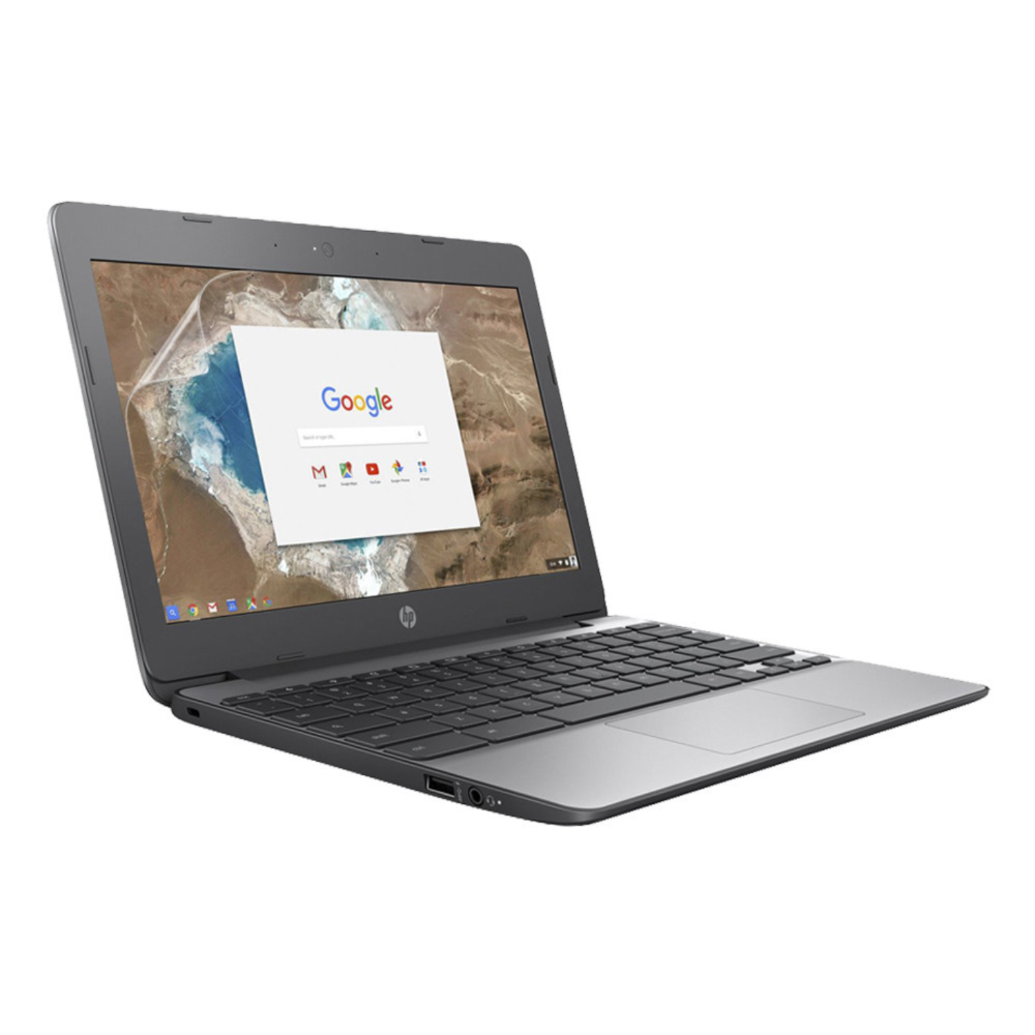 Hydrogel screen protector for HP Chromebook 11 V010NR by 9eight5, showing clear, protective film fitting the device screen.