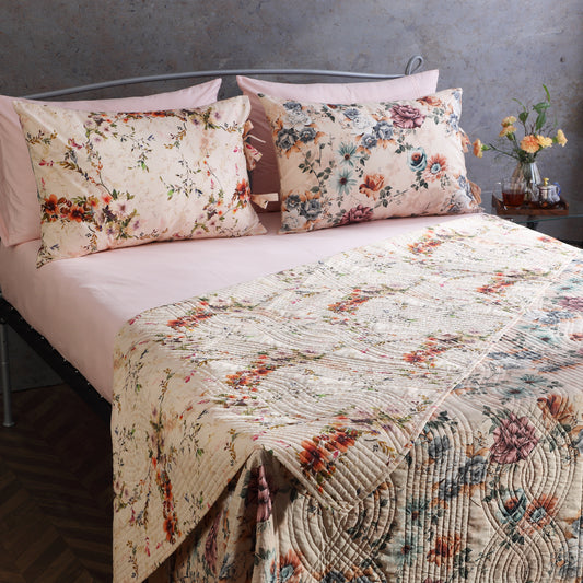 PERCALE REVERSIBLE QUILT SET- MIA Whites of London NZ